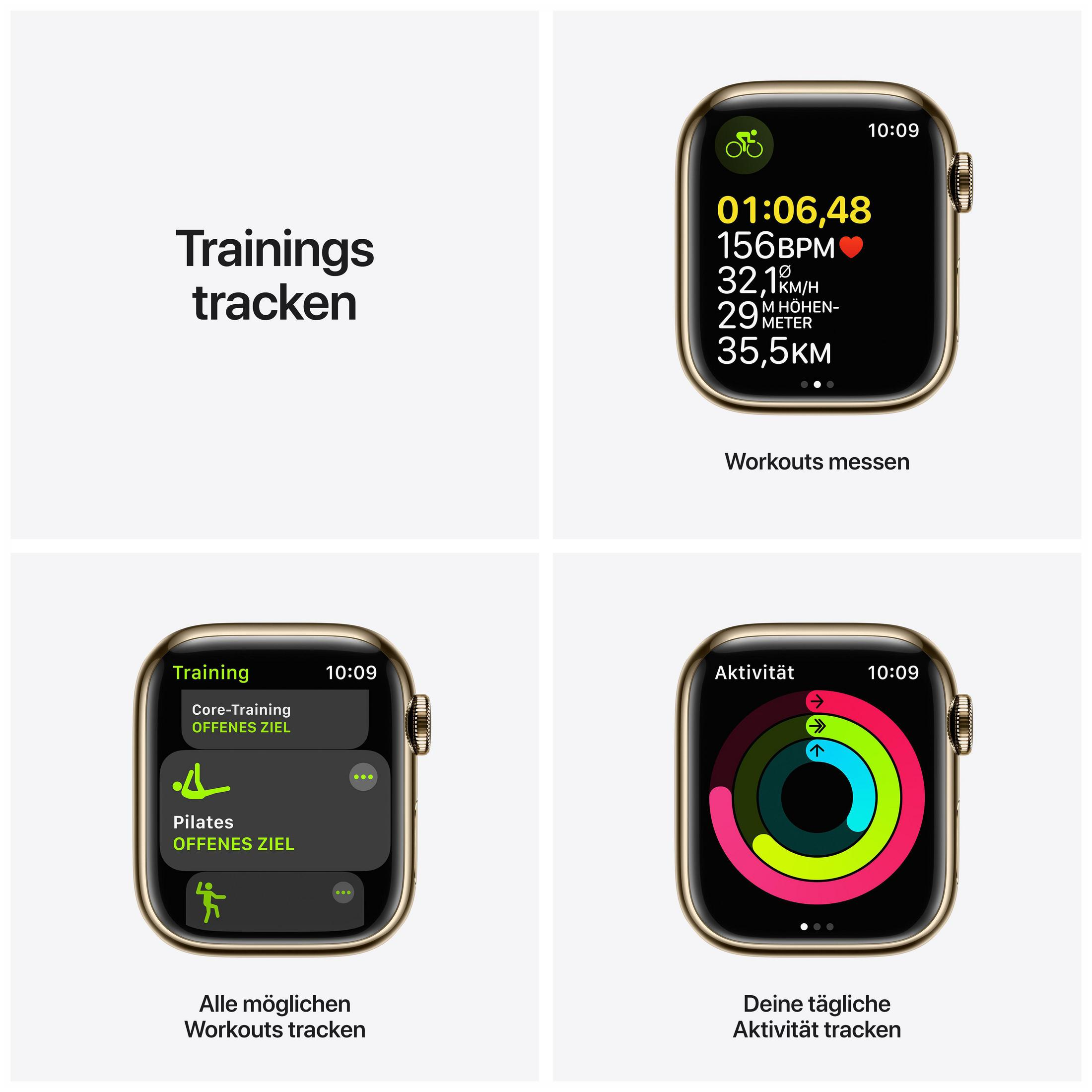 Silberne Apple TV-Fernbedienung in einer Hand. Mit rundem Navigationsfeld.
