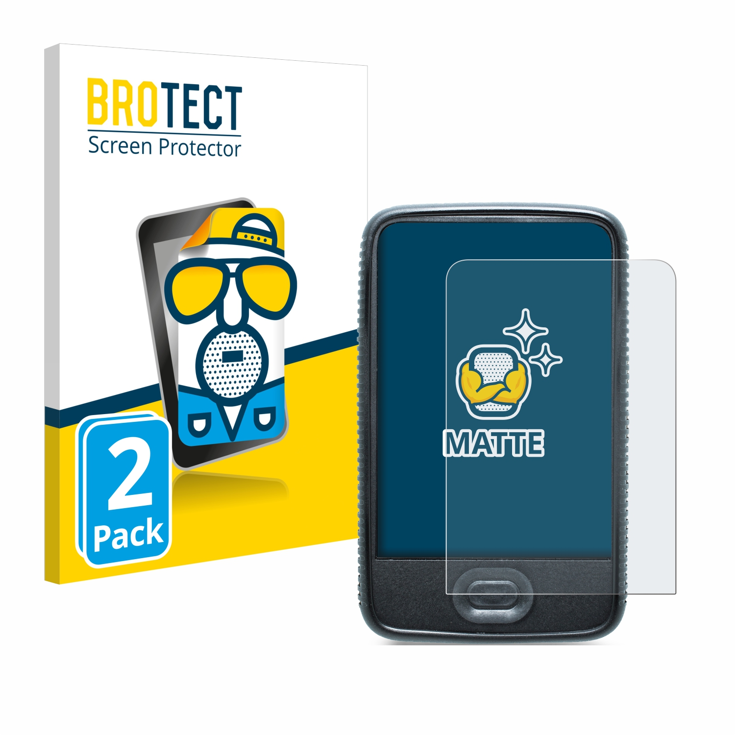 BROTECT 2x matte Schutzfolie(für Dexcom G6 Receiver CGM)
