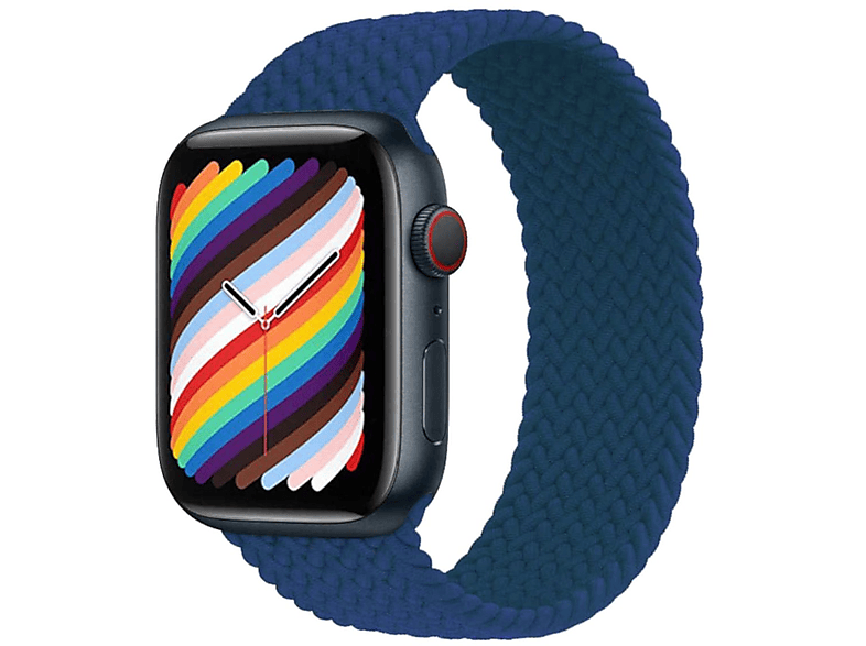 + WIGENTO 6 44 1 5 Nylon / / Silikon Größe 4 / Design 45 42mm, 2 7 49mm Series 1 Band Blau M, / Ultra 2 8 SE 9 Ersatzarmband, 3 / Apple, Watch