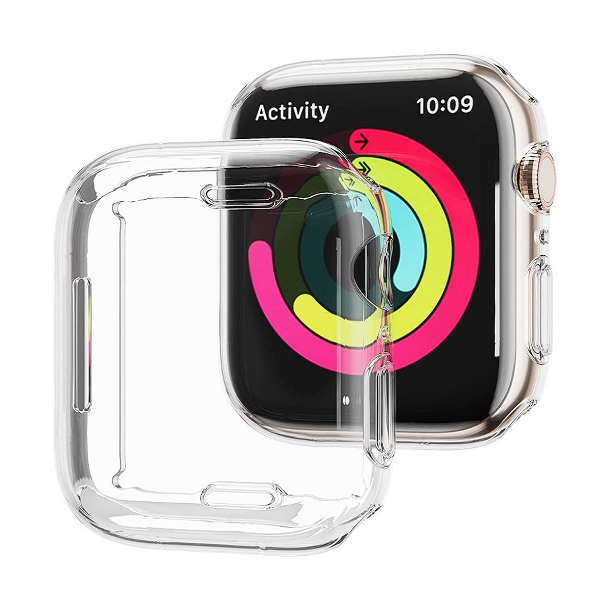 Smartwatch-Hülle 40mm, Schutzfolien, Schutzhülle Watch7/8,TPU-Rundumschutzhülle, durchsichtig Apple, Apple Smartwatch DIIDA für 40mm,