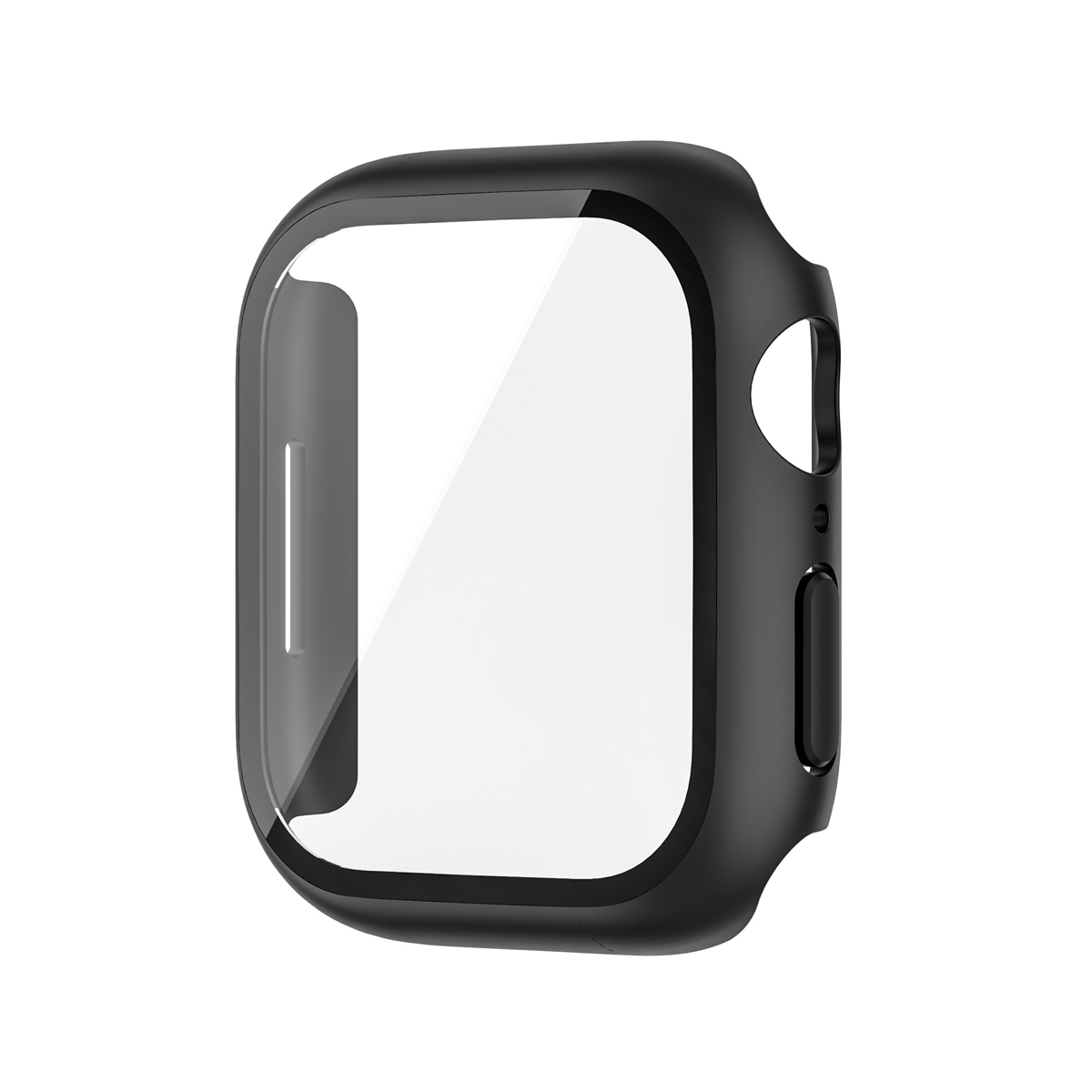 DIIDA Smartwatch-Hülle Schutzhülle,Mit gehärteter Folie,für Apple 40mm, Schutzfolien, Smartwatch schwarz Watch Series1-7,40mm, Apple