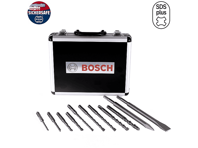 BOSCH PROFESSIONAL Bosch Bohrer Kunststoffkoffer, SDS-plus Blua
