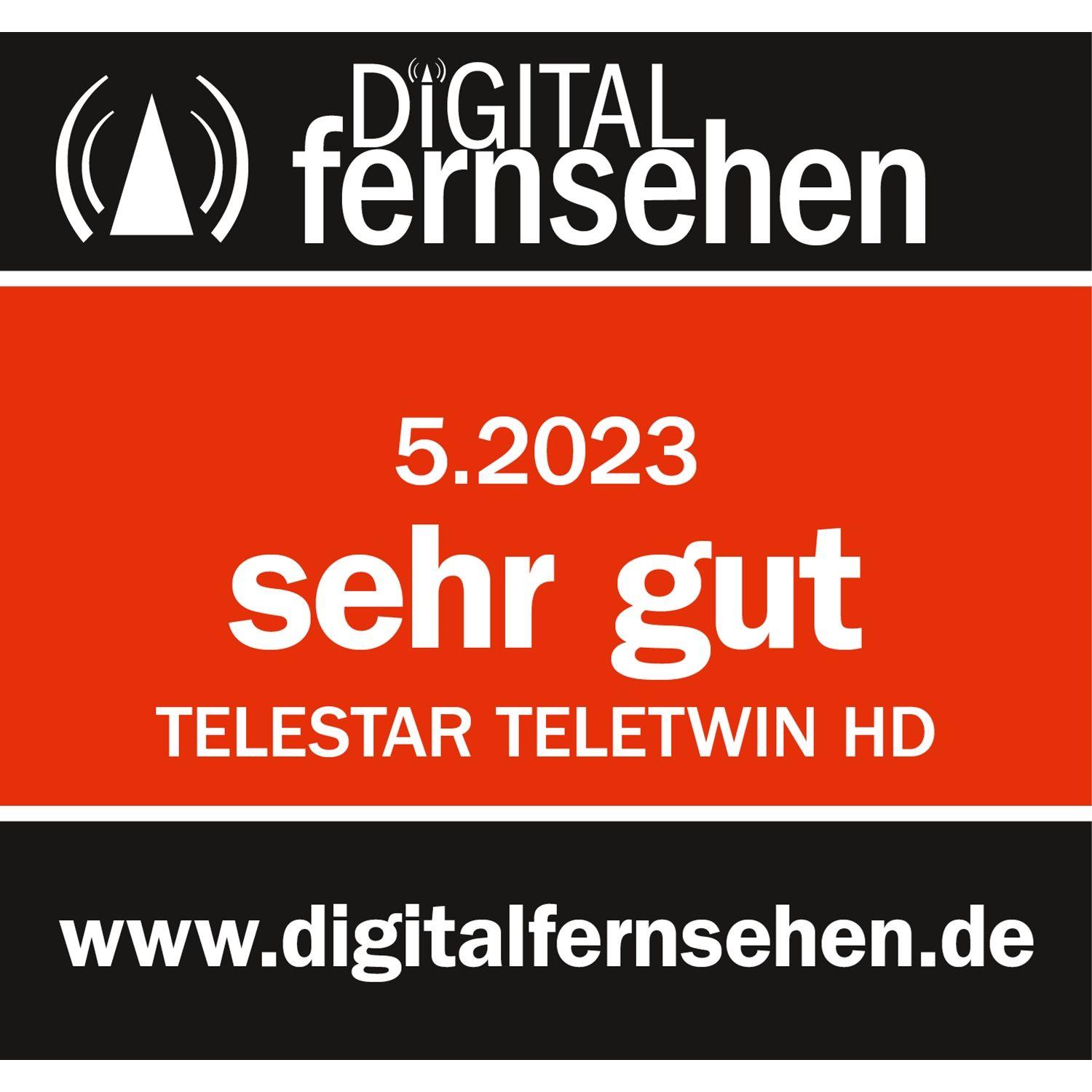 TELESTAR TELETWIN HD (schwarz) SAT-Receiver