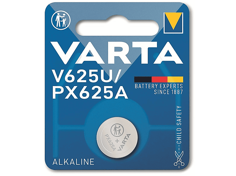 Volt, (1er 1.5 Ah Fotobatterie, Electronics 1,5V Mando 0.2 Blister) VARTA AlMn, V625U Distancia Fotobatterie