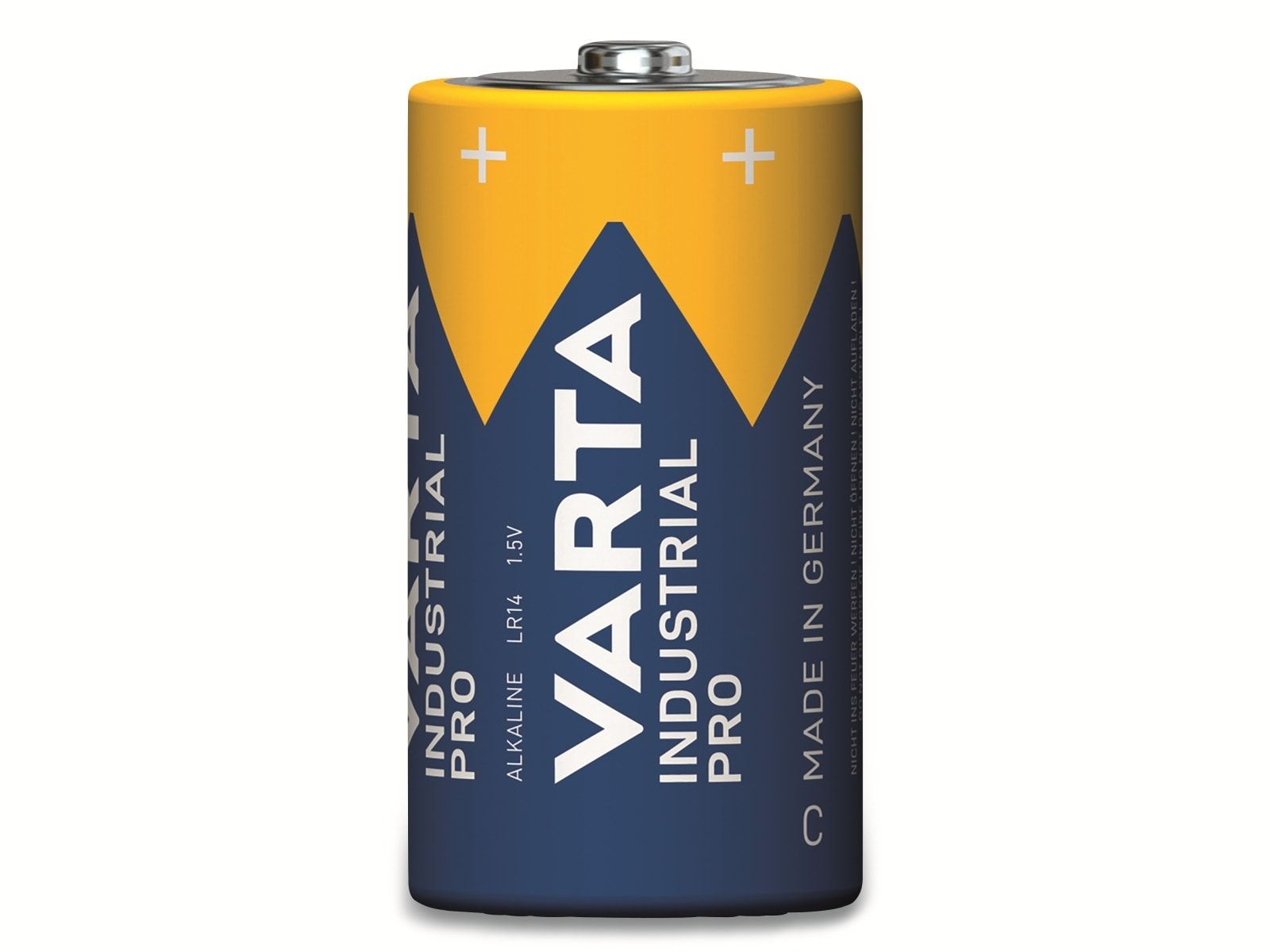VARTA Industrial Pro Baby Ah AlMn, Batterie, C AlMn 1 Stück 1.5 4014 7.8 Batterie Volt, (lose)
