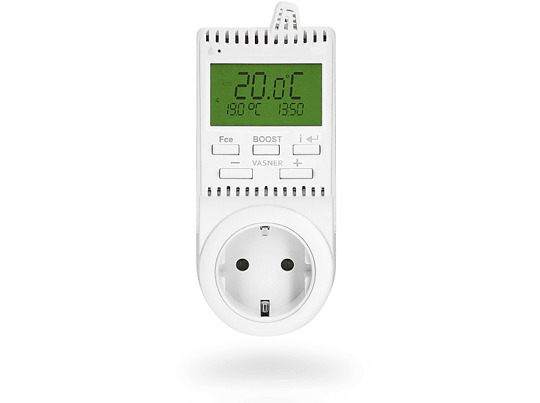 VASNER VUTX3 Universal Weiß Steckdosen-Thermostat