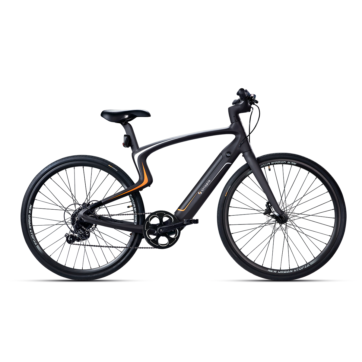 Smart Wh, 29 URTOPIA Carbon Citybike Akku abnehmbarem und Unisex-Rad, E-Bike Sirius) Shimano-Schaltung mit 7-Gang Medium 352.8 Leichtes (Laufradgröße: Zoll,
