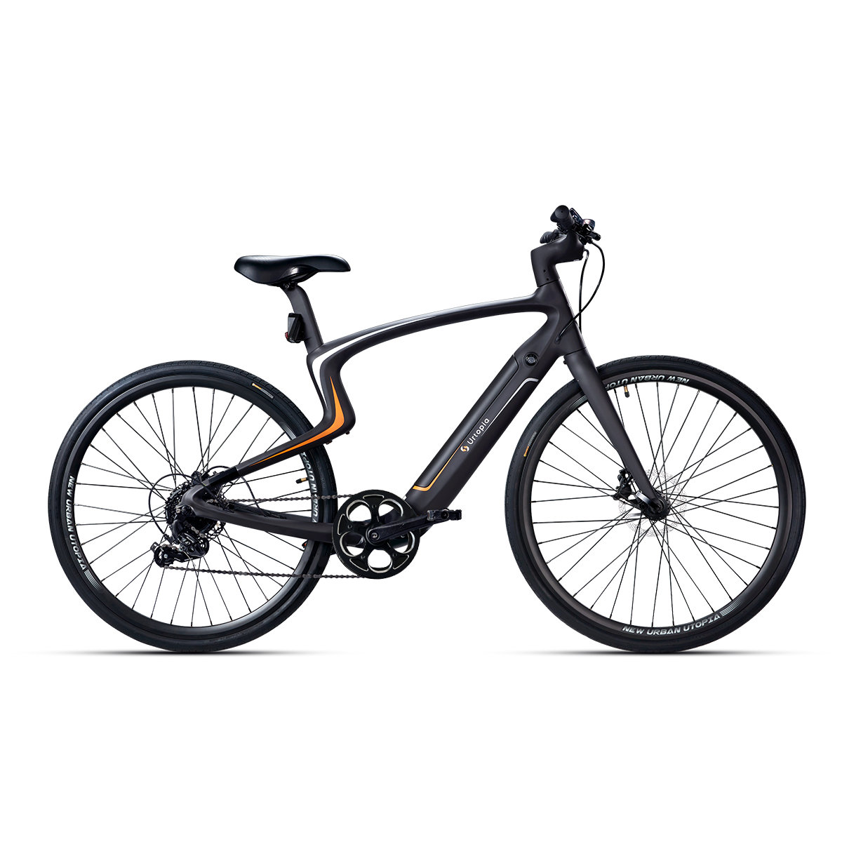 URTOPIA Leichtes Carbon Shimano-Schaltung (Laufradgröße: Unisex-Rad, Sirius) Large Akku Wh, und 352.8 29 Citybike Smart 7-Gang mit E-Bike Zoll, abnehmbarem