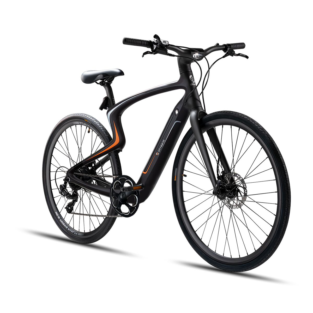 Smart Wh, 29 URTOPIA Carbon Citybike Akku abnehmbarem und Unisex-Rad, E-Bike Sirius) Shimano-Schaltung mit 7-Gang Medium 352.8 Leichtes (Laufradgröße: Zoll,