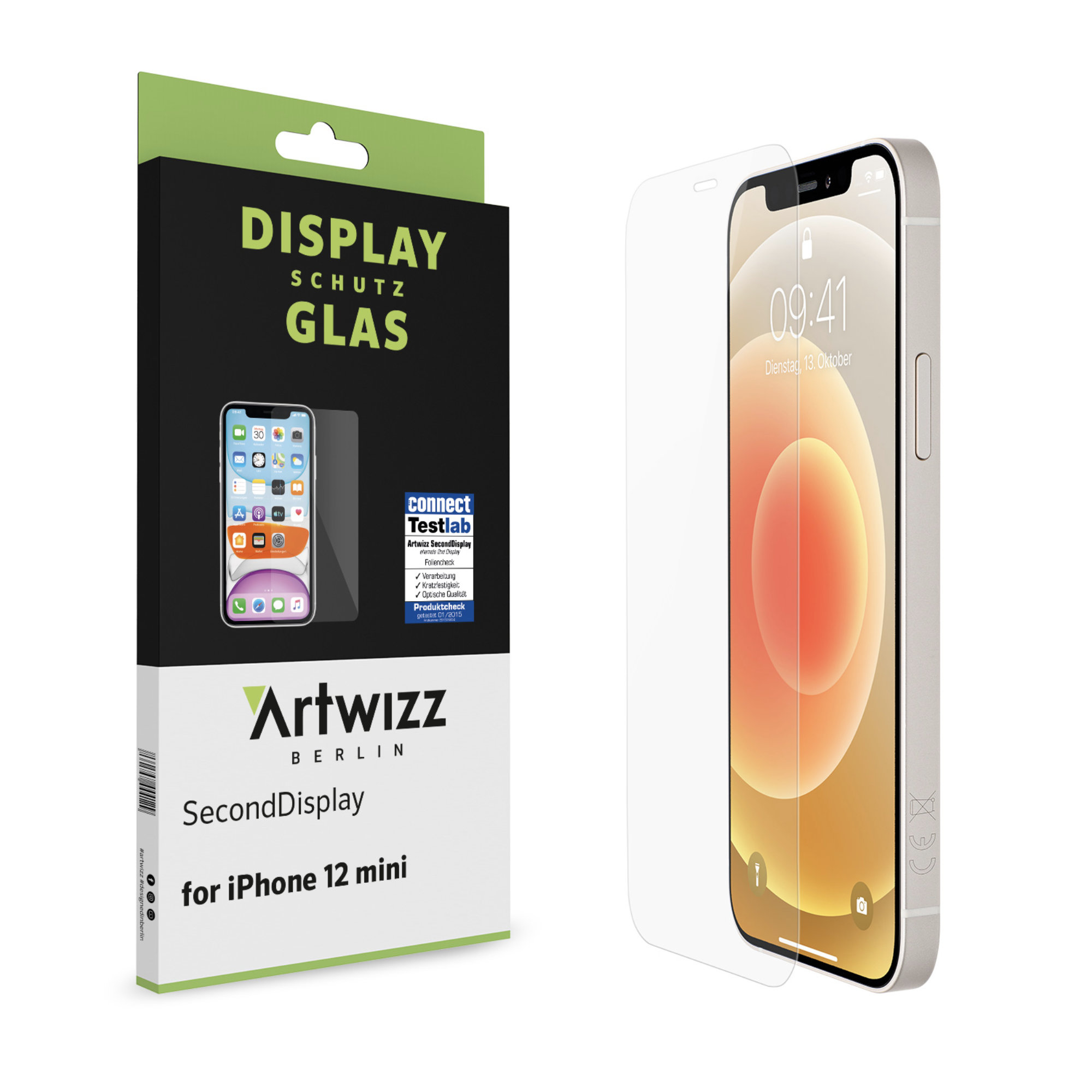 ARTWIZZ SecondDisplay (2er Pack) Displayschutz(für 12 (5.4“)) mini iPhone Apple