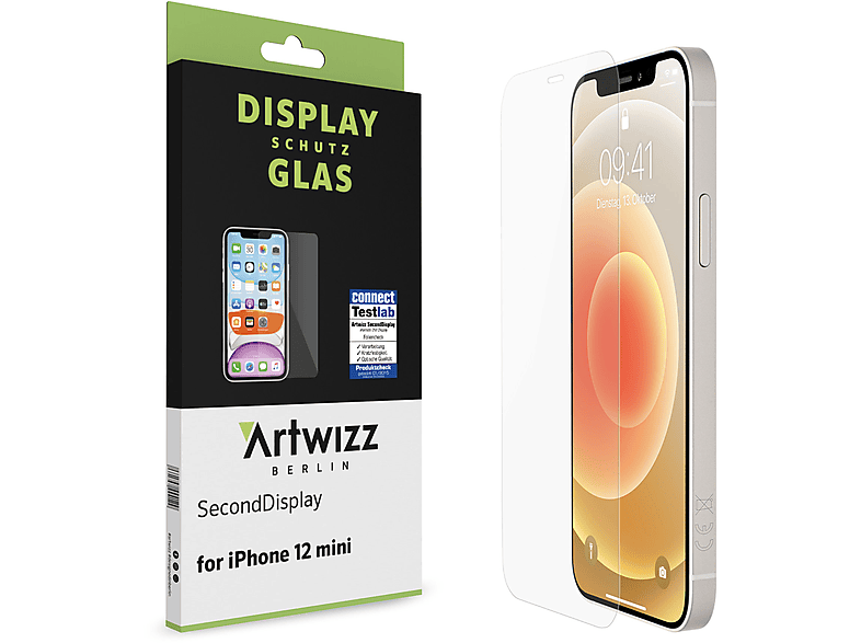 SecondDisplay iPhone Pack) ARTWIZZ Displayschutz(für mini (5.4“)) Apple (2er 12