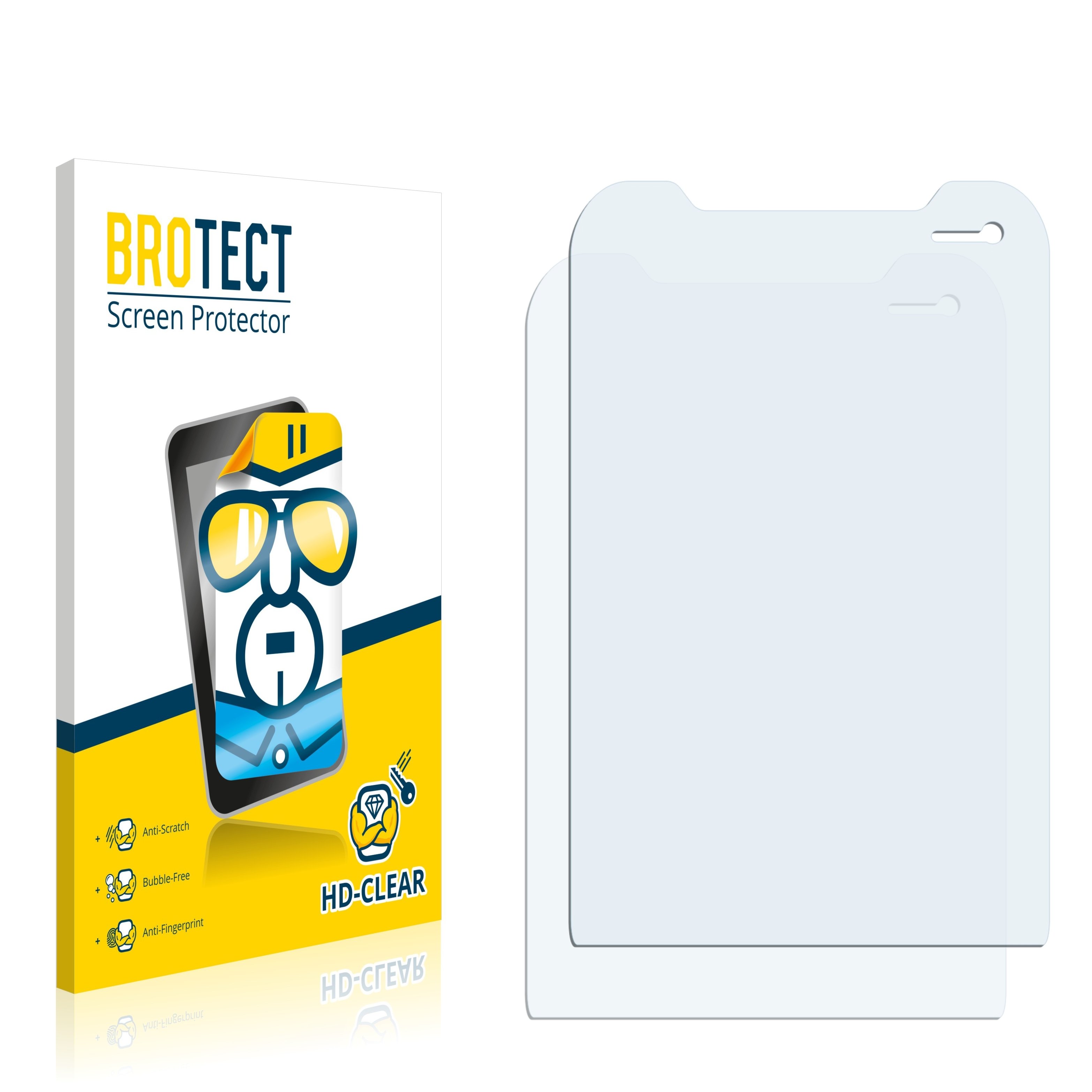 BROTECT 2x klare Schutzfolie(für Stonex Tablet) Rugged UT32