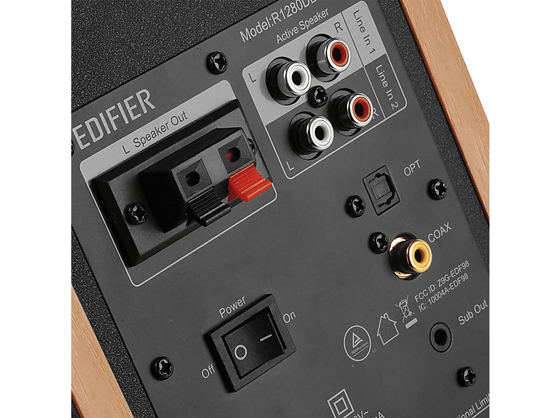 EDIFIER R1280DBs Subwoofer Çıkışlı, Optik Girişli, 4'' Bass