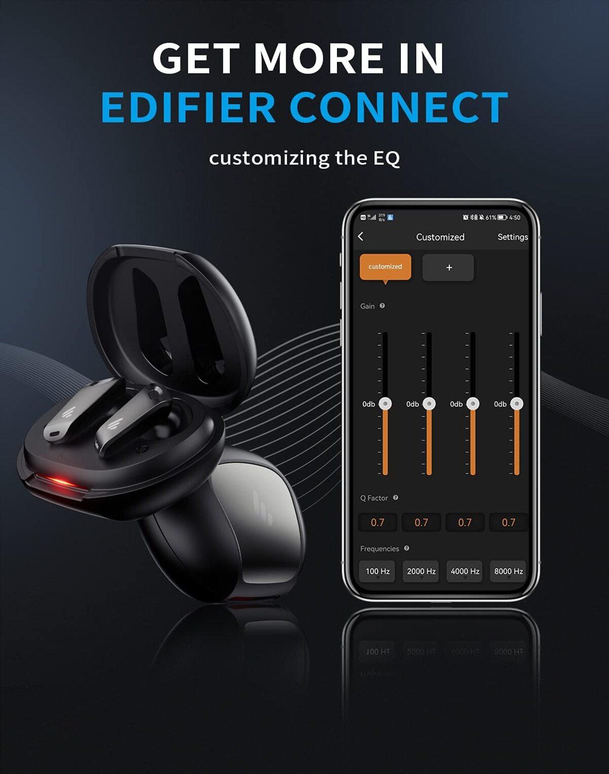 EDIFIER NeoBuds Pro, Schwarz Bluetooth Bluetooth-Kopfhörer In-ear