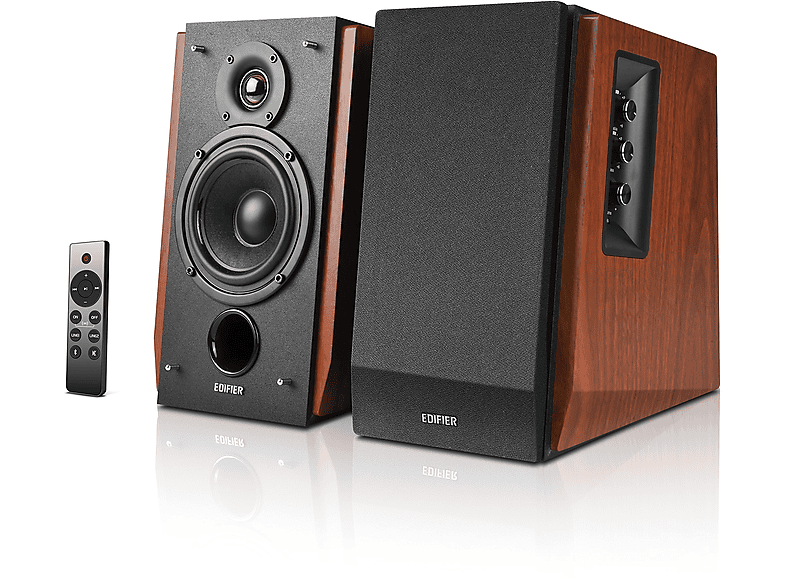 【超美品】Edifier R1700BT EDIFIER R1700BTs Aktivlautsprechersystem, braun | MediaMarkt