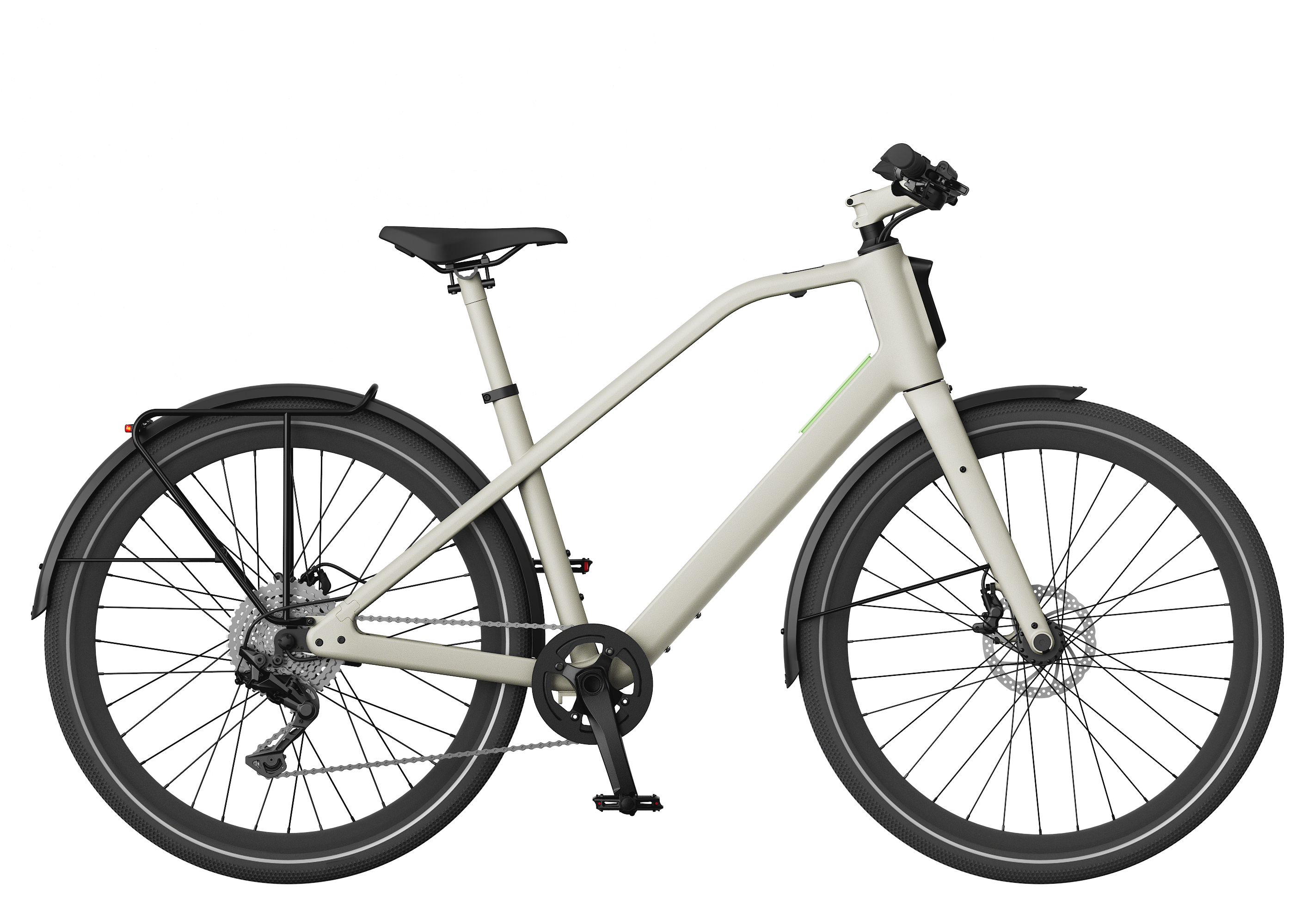 Citybike - 540Wh, ST LEMMO ONE CHAIN SAND - 27,5 (Laufradgröße: Unisex-Rad, LEMMO / sand) Zoll,