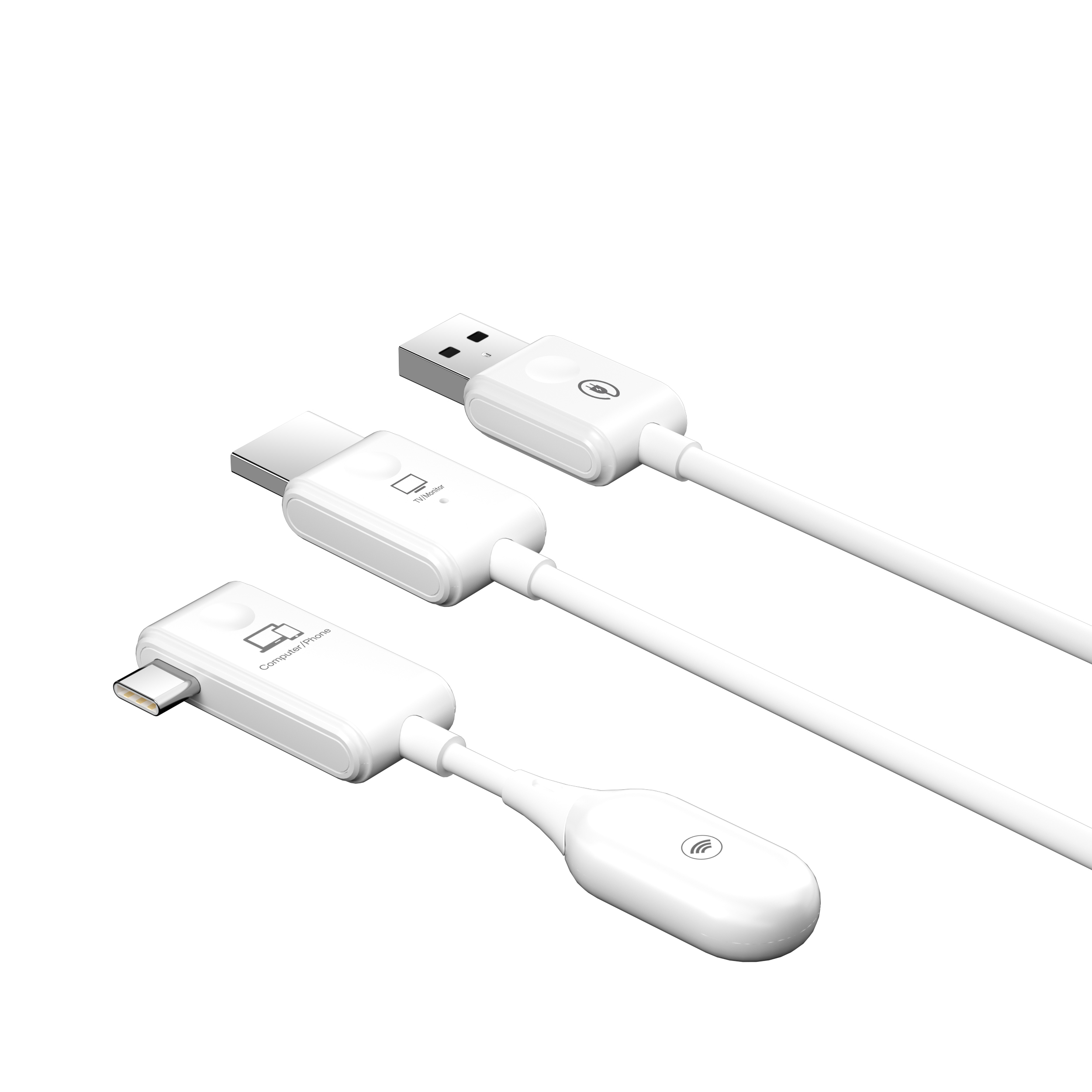 INF Drahtloser USB-C-zu-HDMI-Sender und -Empfänger HDMI Wireless and Transmitter Receiver