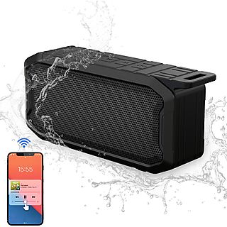KINSI X2 Bluetooth-Lautsprecher, schwarz, Wasserfest