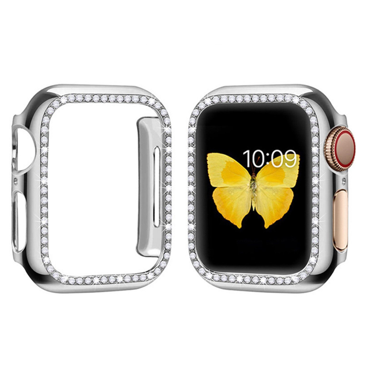 DIIDA Smartwatch-Schutzhülle, kratzfest, vollständig 1-7, Apple, Schutzfolie, 45mm, Watch geschützt, Silber für 45mm, Apple