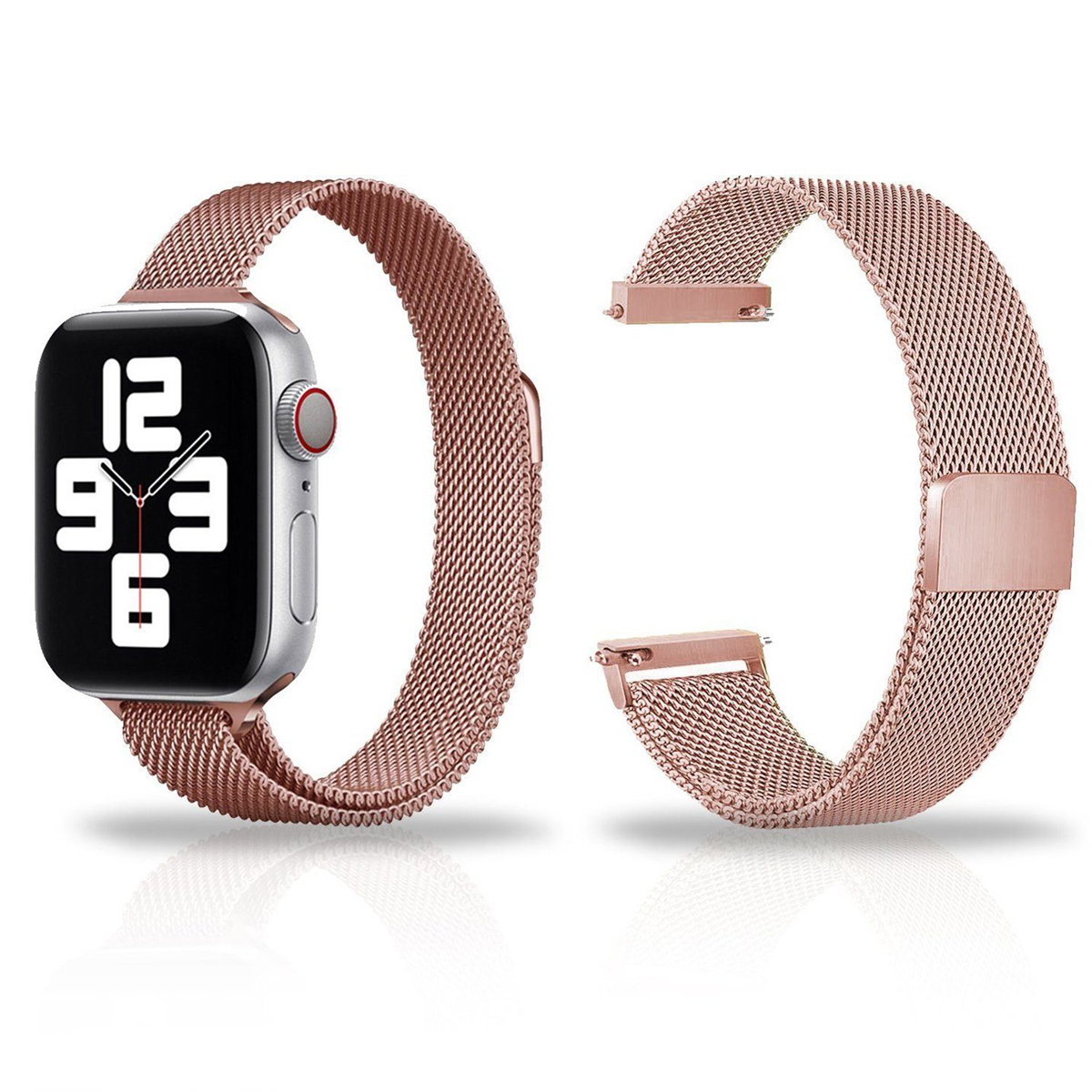 DIIDA Smartwatch-Armband Uhrenarmband,Watch Band,für Apple Roségold Watch1-7,38/40/41mm, 38mm/40mm/41mm, Ersatzarmband, Apple, Watch