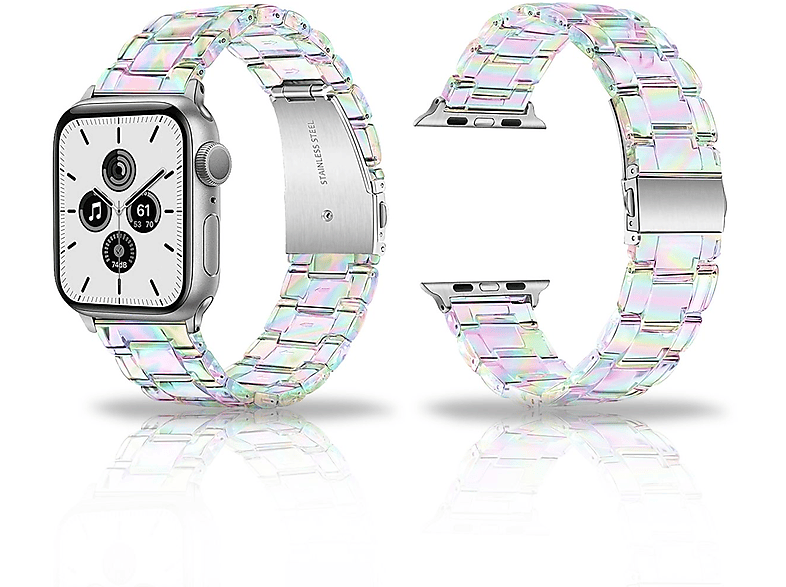 Uhrenarmband,Transparenter 22mm, Watch Ersatzarmband, DIIDA Galaxy transparent Watch 22mm, Samsung, Riemen,Geeignet bunt für