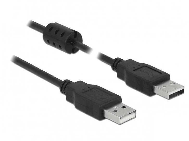 DELOCK DELOCK Kabel USB 2.0 Typ-A St <gt/> St 5,0 m Peripheriegeräte & Zubehör USB Kabel, Schwarz