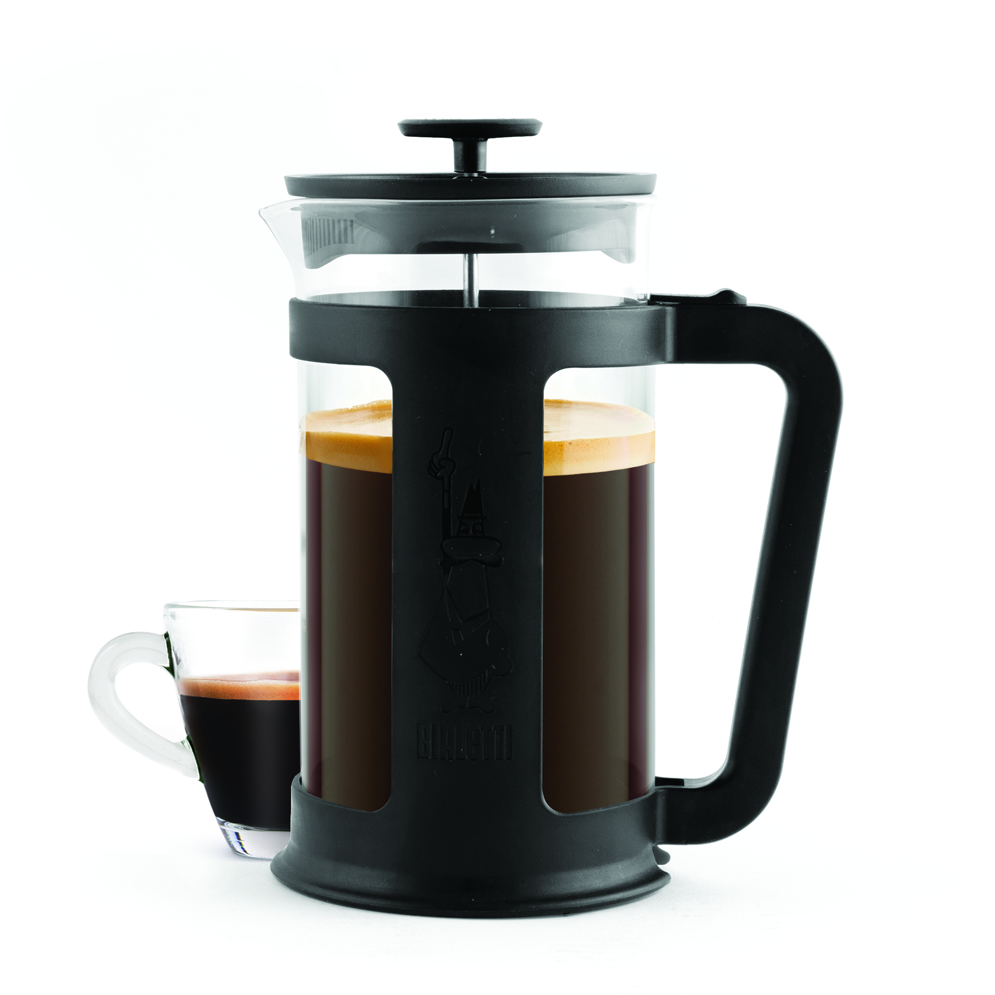 BIALETTI Coffee Press Smart Schwarz Kaffeebereiter 350ml Kaffeepresse