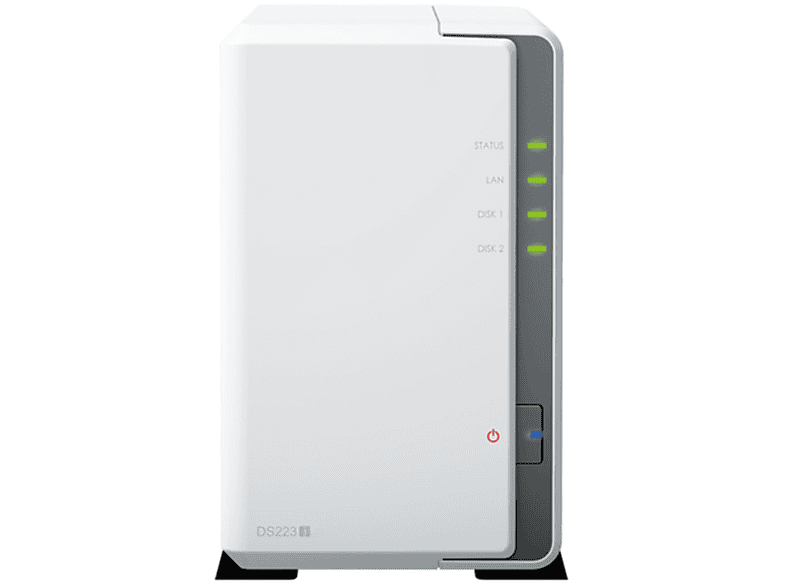 CAPTIVA NAS Server S75-810 2-Bay 3,5 12TB / Zoll TB 1GB RAM / Seagate (Synology DS223j TB IronWolf) 2x 12 mit 6