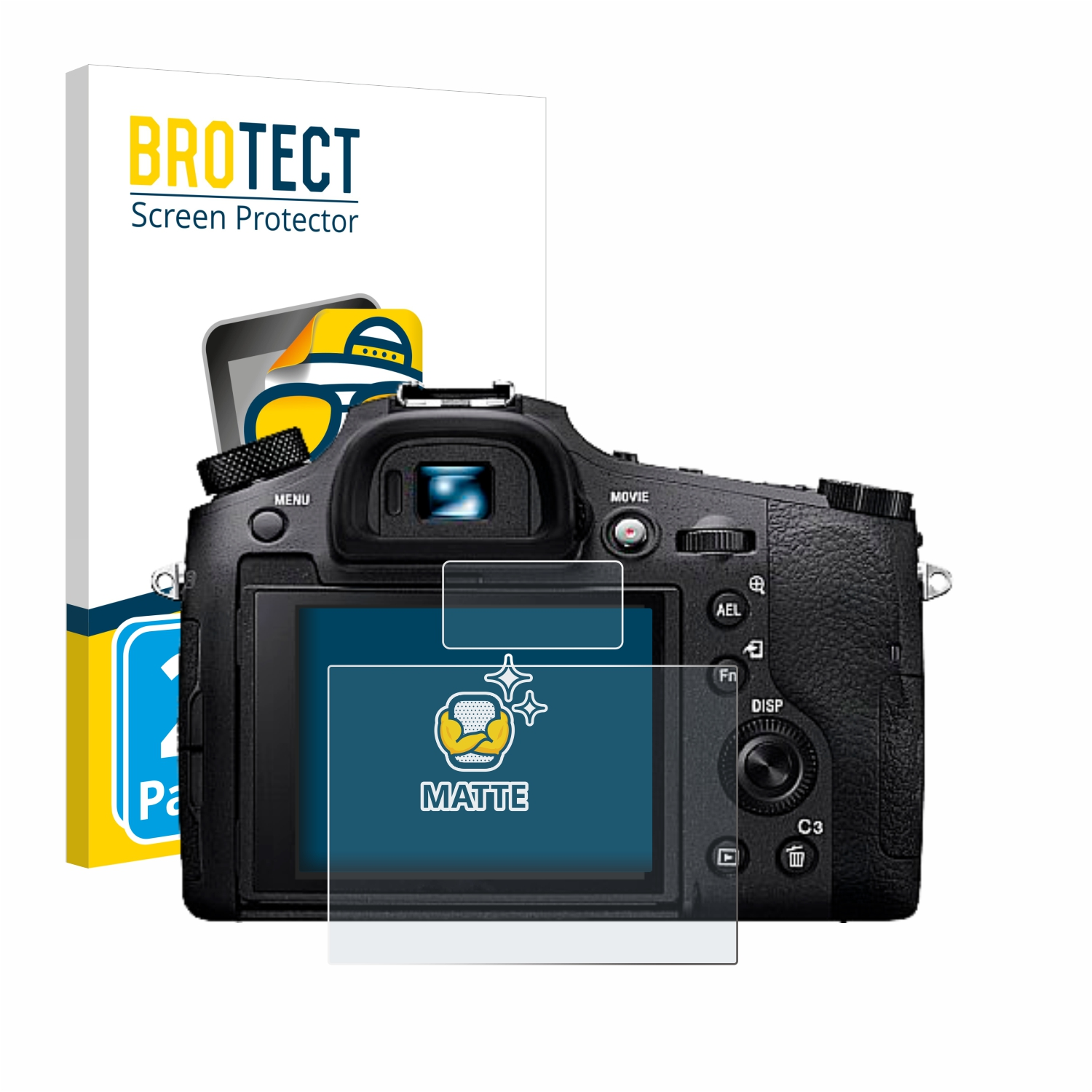 BROTECT 2x DSC-RX10 IV) Cyber-Shot Sony Schutzfolie(für matte