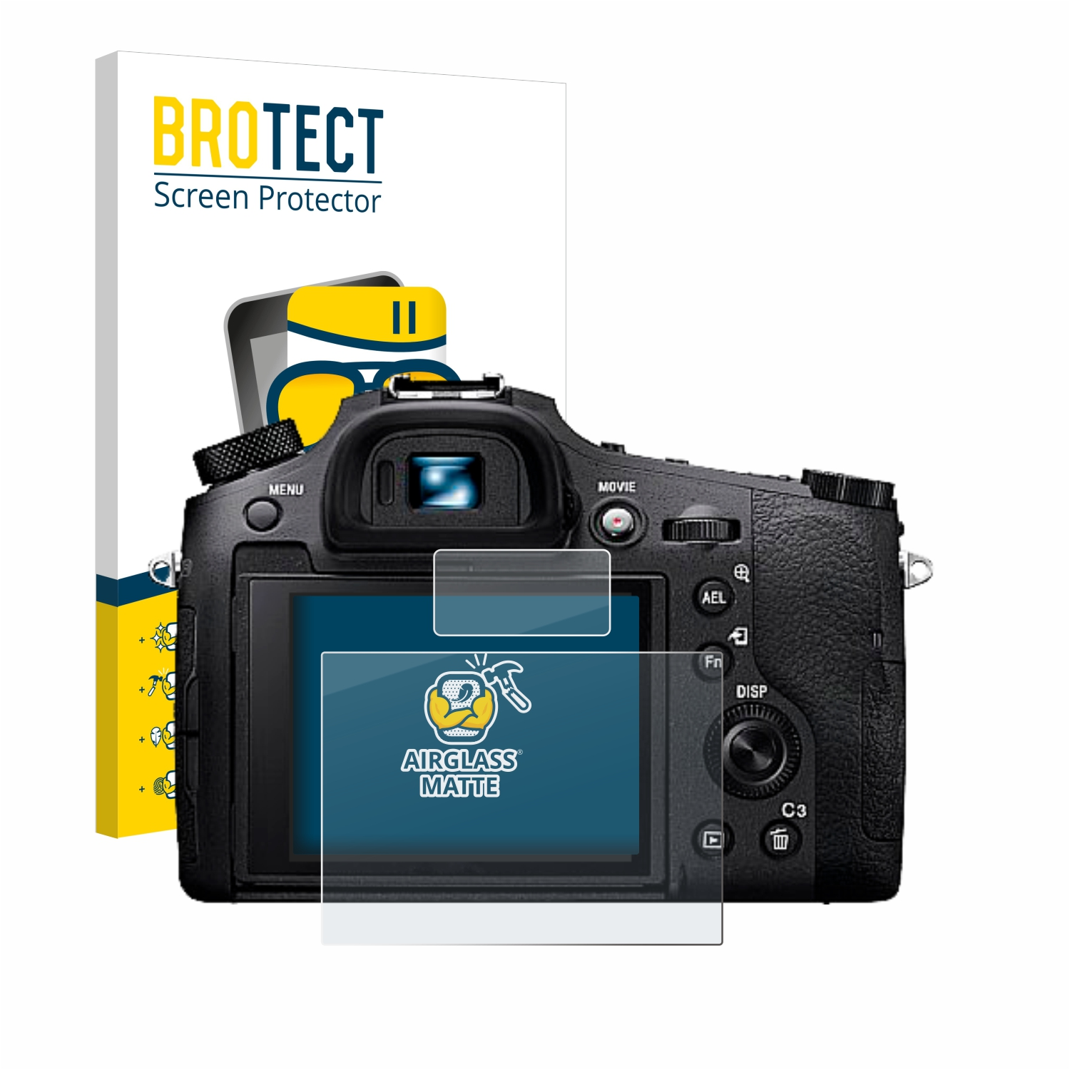 BROTECT Airglass matte Schutzfolie(für DSC-RX10 IV) Sony Cyber-Shot