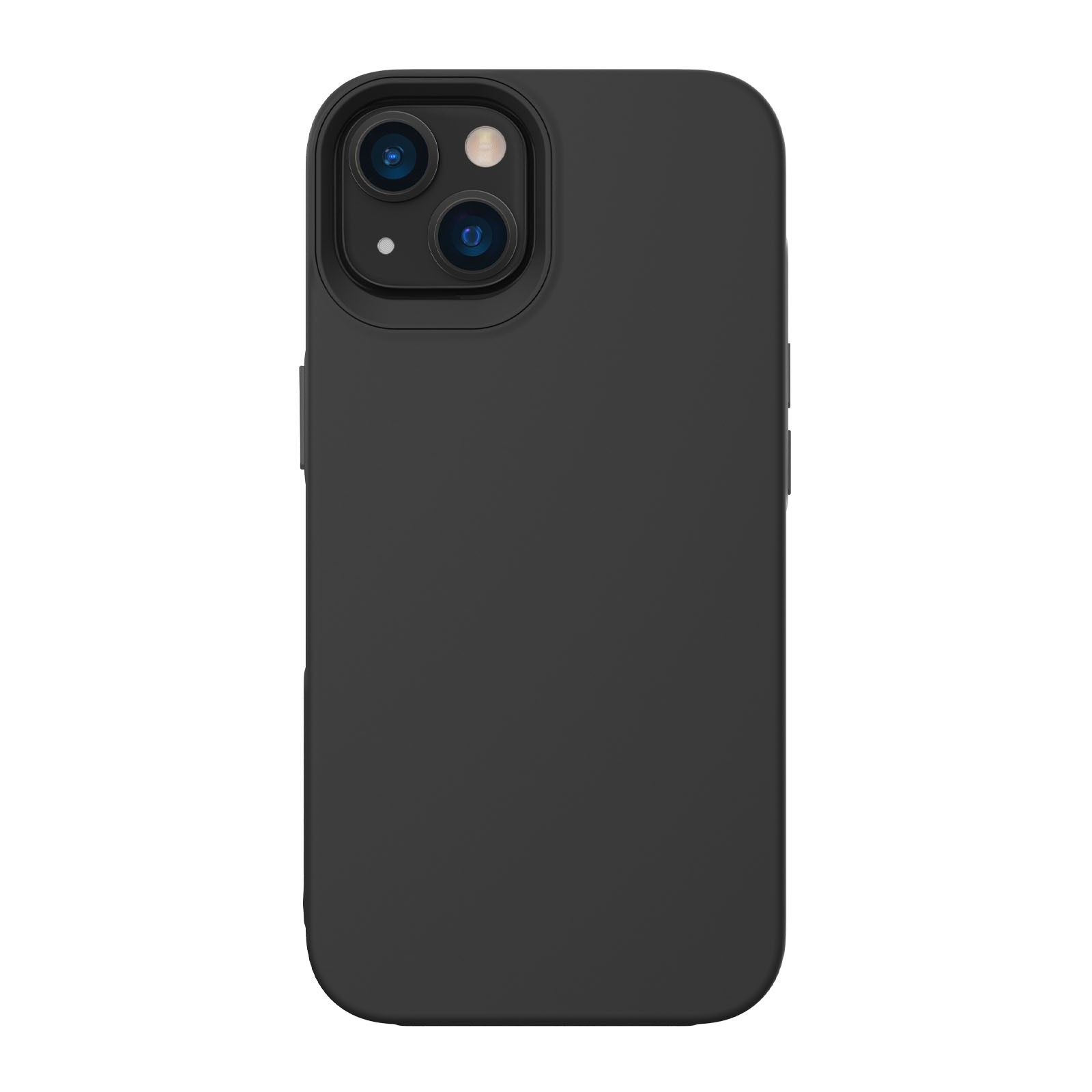 Schwarze Smartphone-Hülle mit Dual-Objektiv-Kamera.