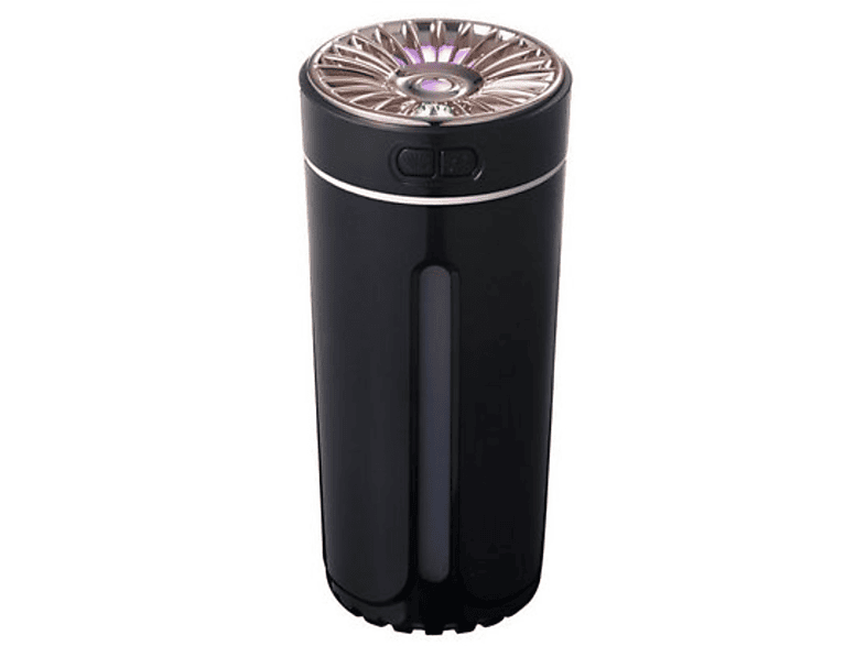 UWOT Luftbefeuchter LED Kompakter, effizienter Aroma-Luftbefeuchter Luftbefeuchter Schwarz (2 Watt, Raumgröße: 10 m²)