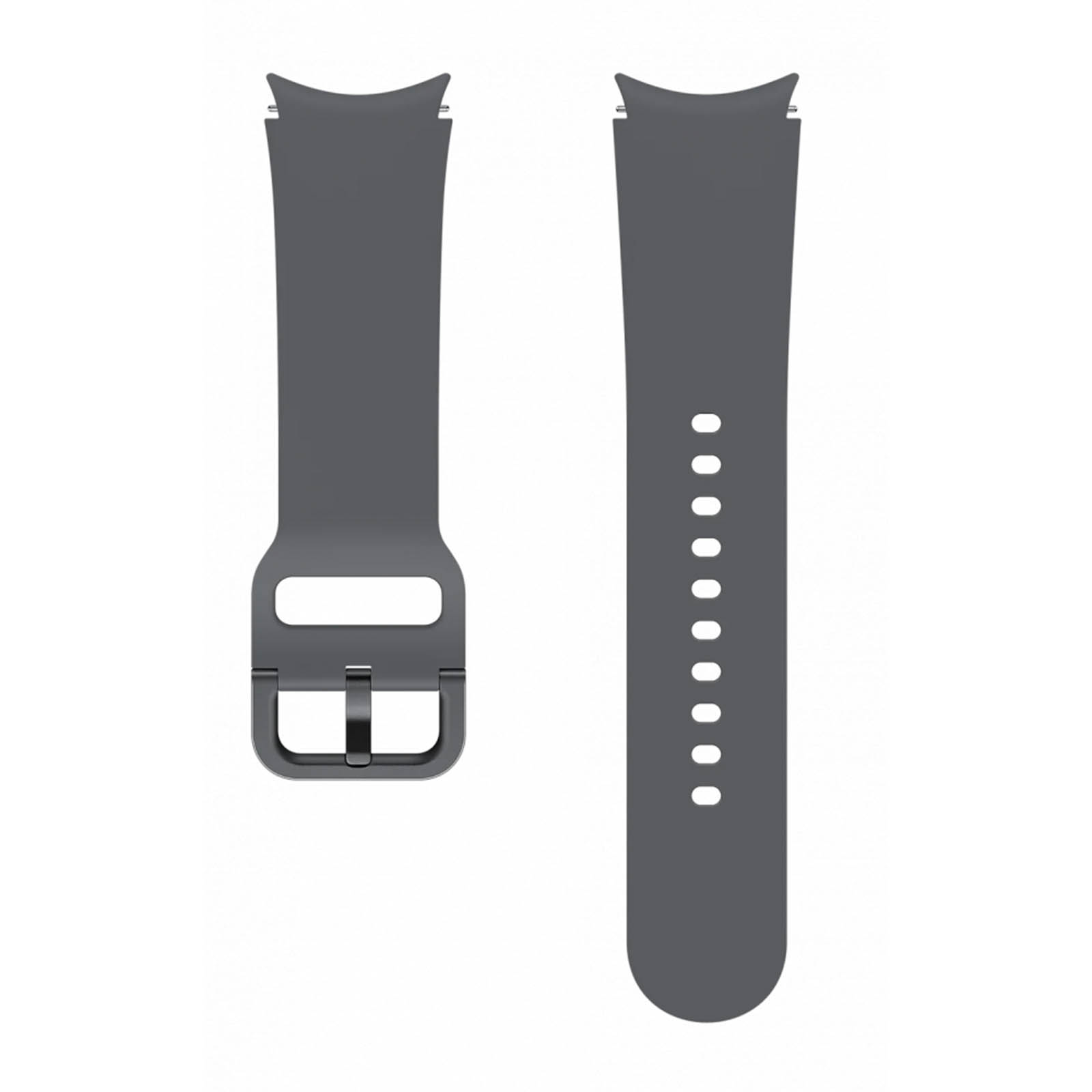 SAMSUNG Sport Band 20mm, Watch4, Samsung, Watch5-Serie, Ersatzarmband, Graphite Galaxy