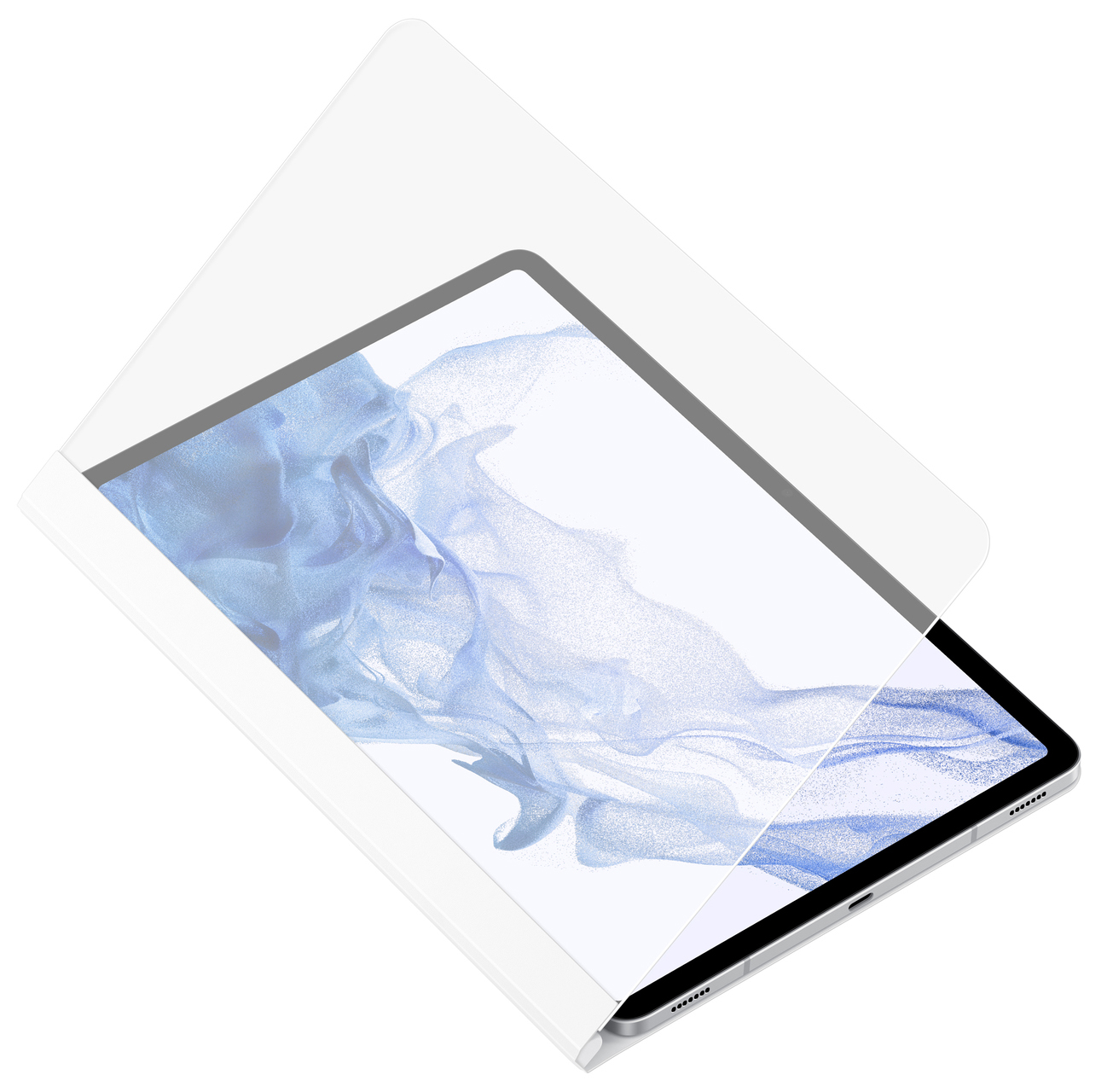 SAMSUNG Galaxy S8 Ansicht Weiß - Fall Tab für Polycarbonaat, Notiz Samsung Weiß Backcover Tablethülle - Cover