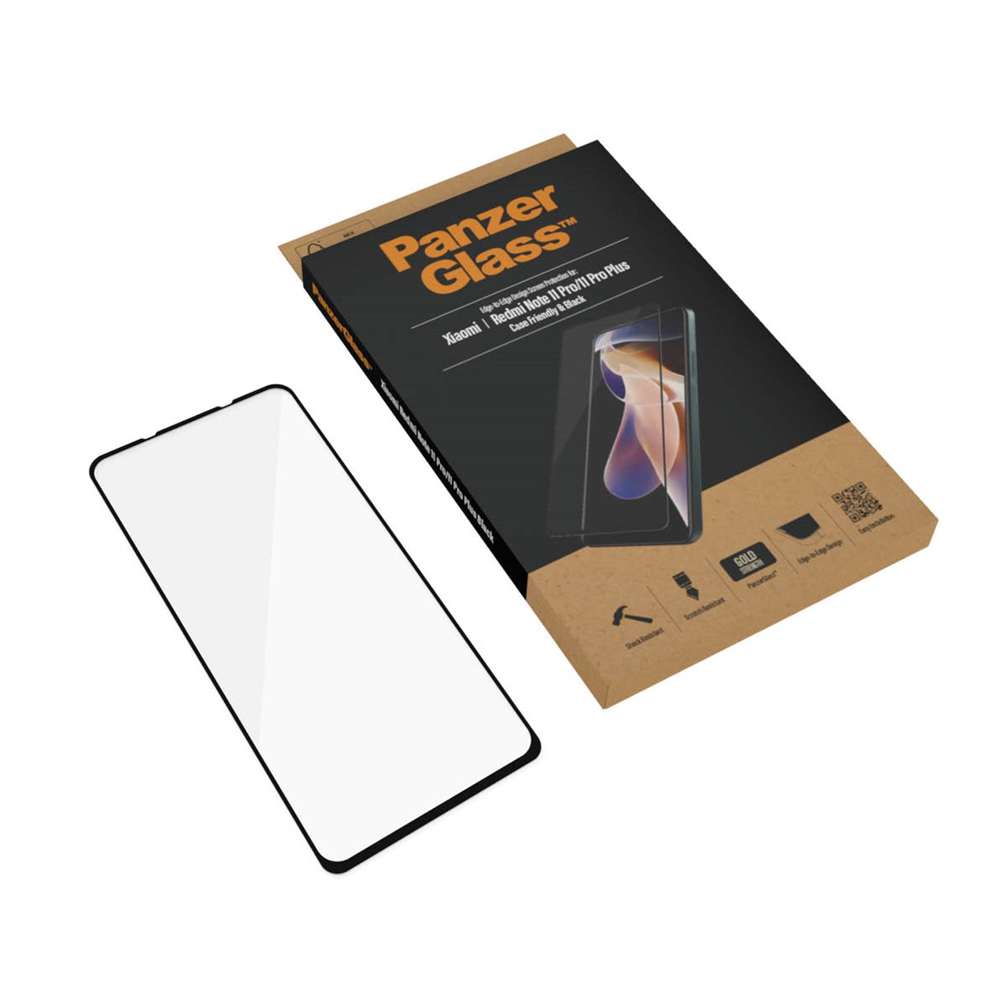 Plus) Pro Redmi Note Pro | PANZERGLASS Displayschutz Note Xiaomi Smartphone(für Redmi 11 11