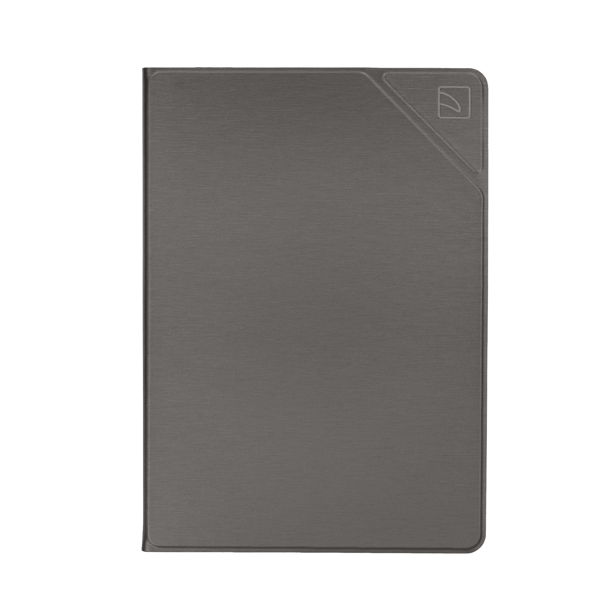 TUCANO IPD102MT-SG Bookcover Apple Grau GRAU Design, für SPACE 10.2/10.5 Tablethülle IPAD Metal-Brush Kunststoff mit