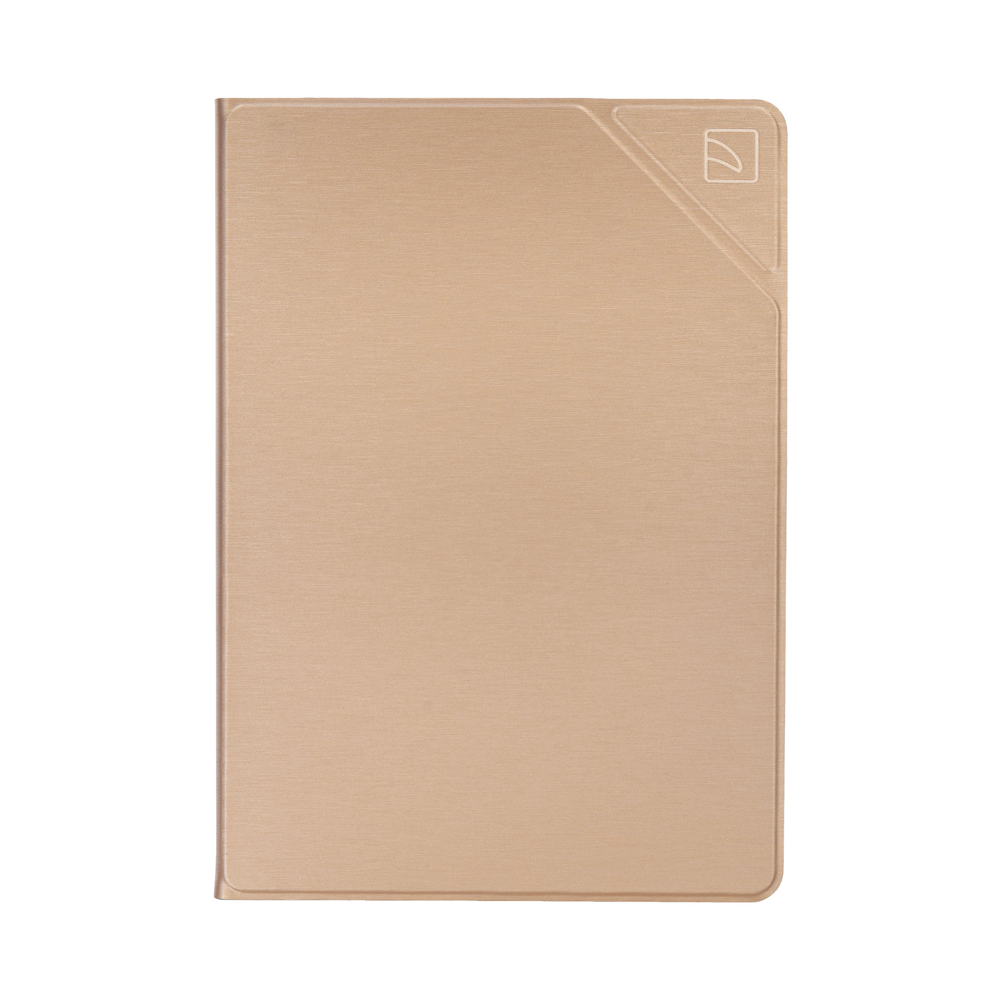 TUCANO IPD102MT-GL Tablethülle Bookcover für Gold Apple Kunststoff Metal-Brush Rosé Design, mit