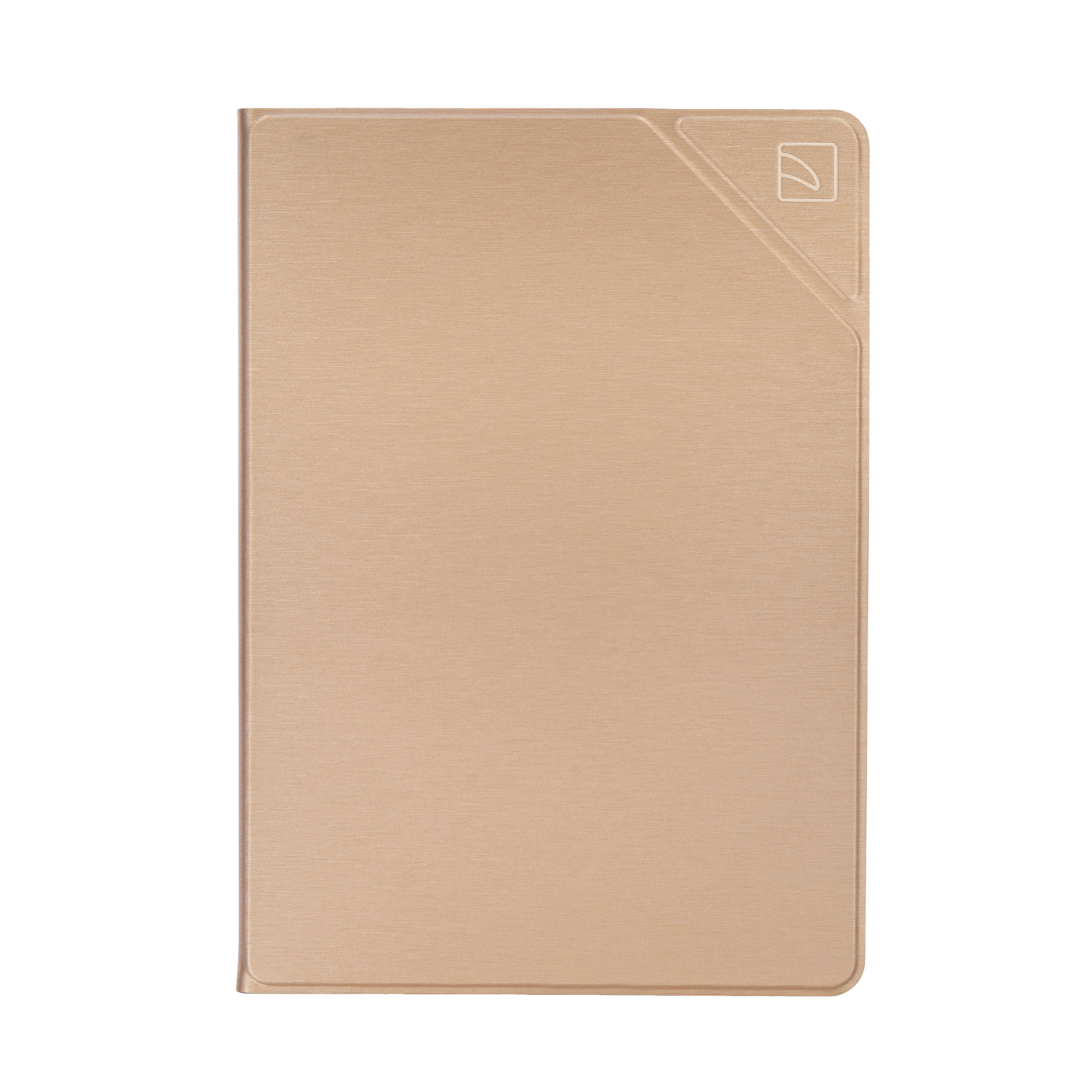 mit Design, Apple TUCANO Kunststoff Tablethülle IPD102MT-GL Metal-Brush für Gold Rosé Bookcover