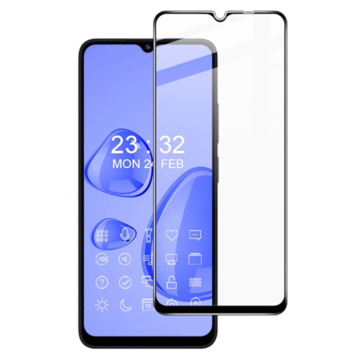 Xiaomi Poco Folie WIGENTO C55) Display Schutzglas(für 11A / / 12C 1x Panzer Redmi Hart