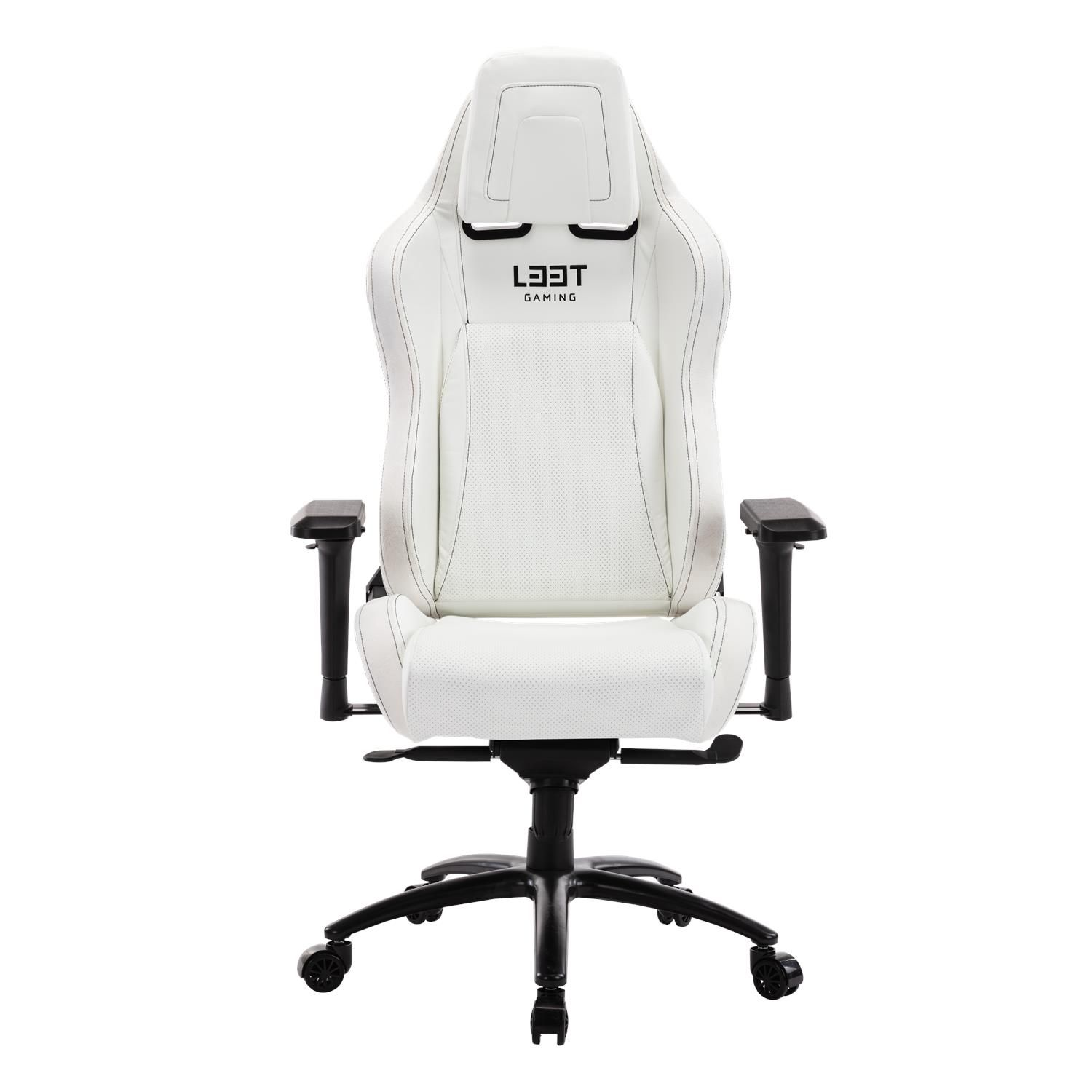 L33T 160373 Gaming Stuhl, weiß