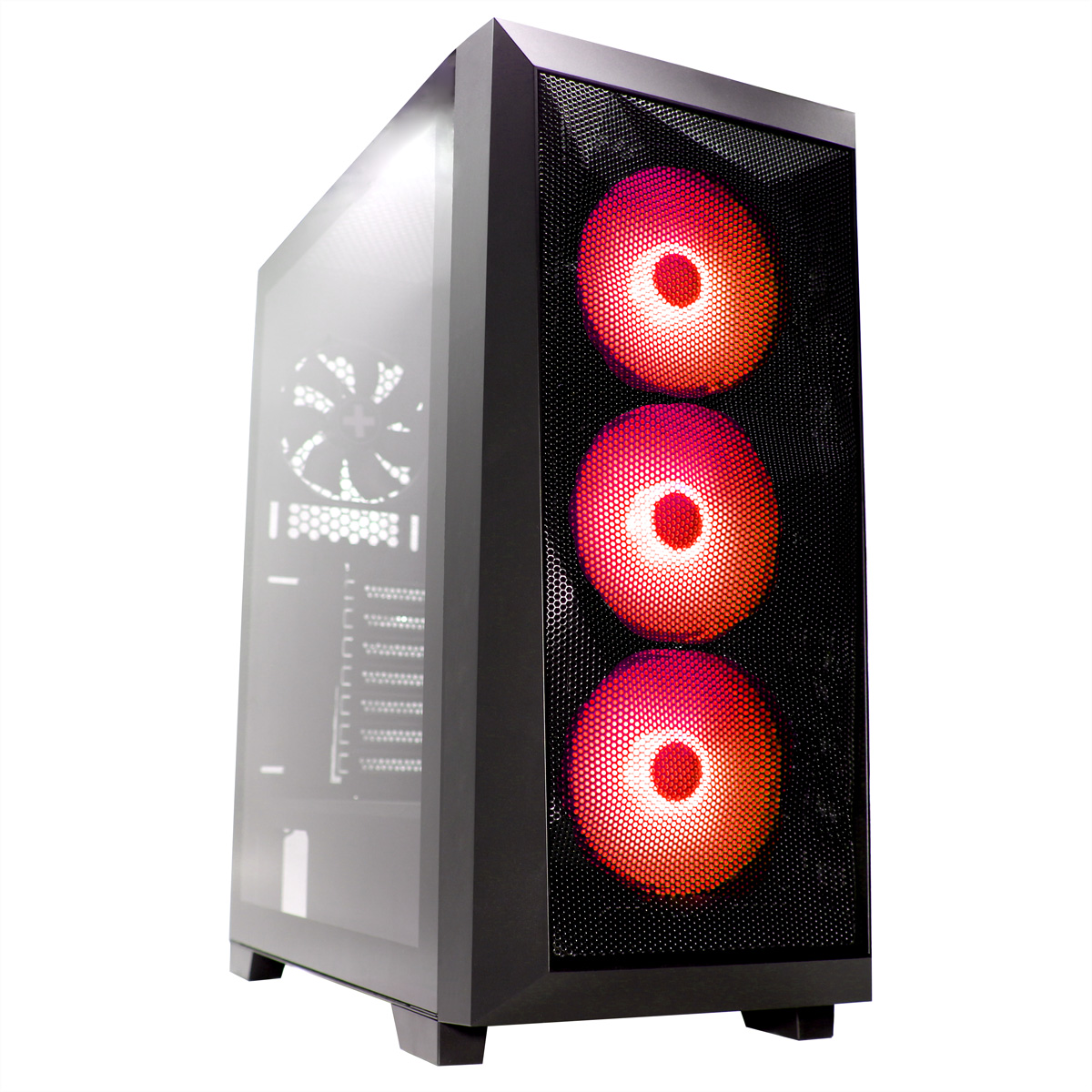 XILENCE Xilent Breeze X712.RGB schwarz Gehäuse, Tower PC Midi Gaming Miditower, ATX RGB ATX