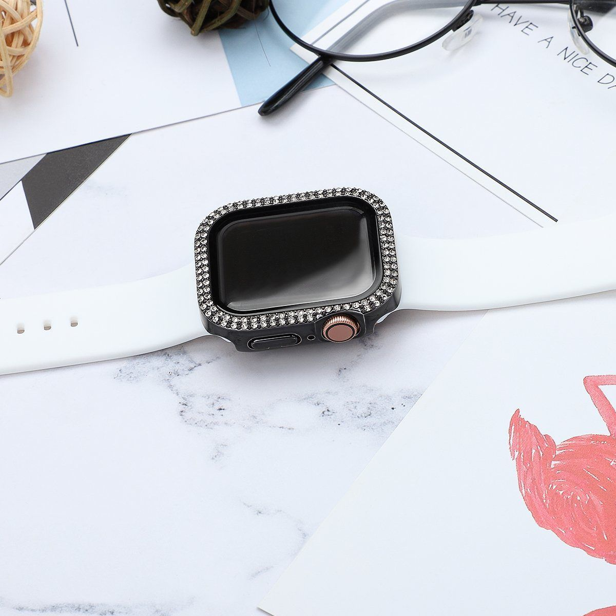DIIDA Smartwatch-Hülle Case 45mm,für Apple 8/7/6/5/4/SE watch 45MM) Serie Uhrengehäuse(für Apple Apple Watch