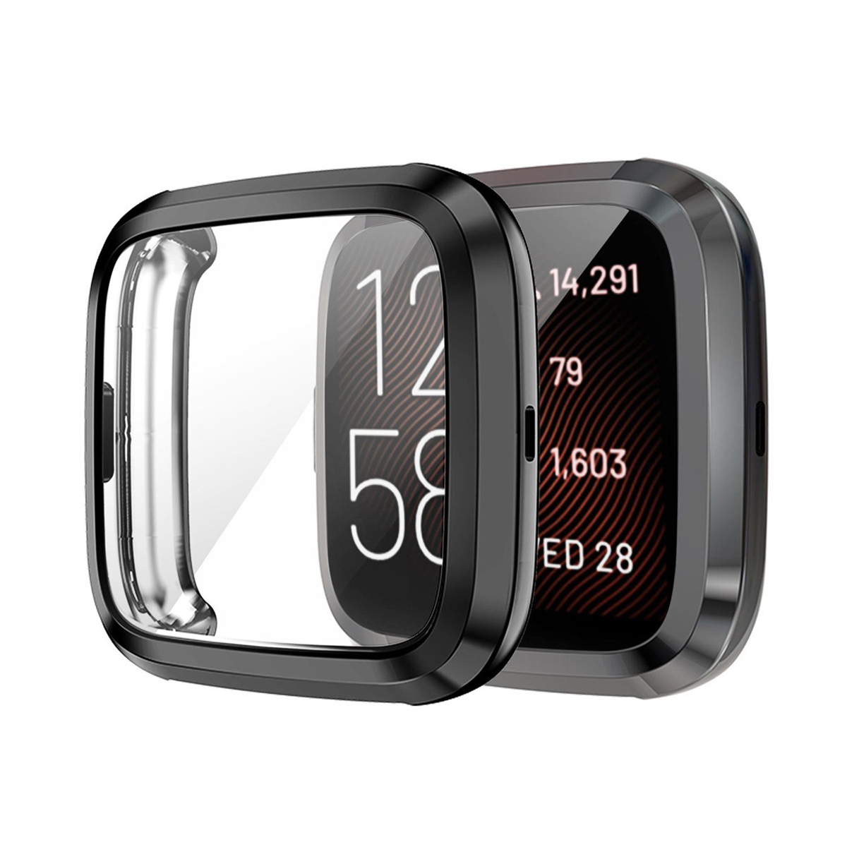 2 Fitbit DIIDA Fitbit 2SE,Sturzsicheres Versa Fitbit Versa Versa 2) 2/Versa Smartwatch-Hülle Uhrengehäuse(für Schutzhülle