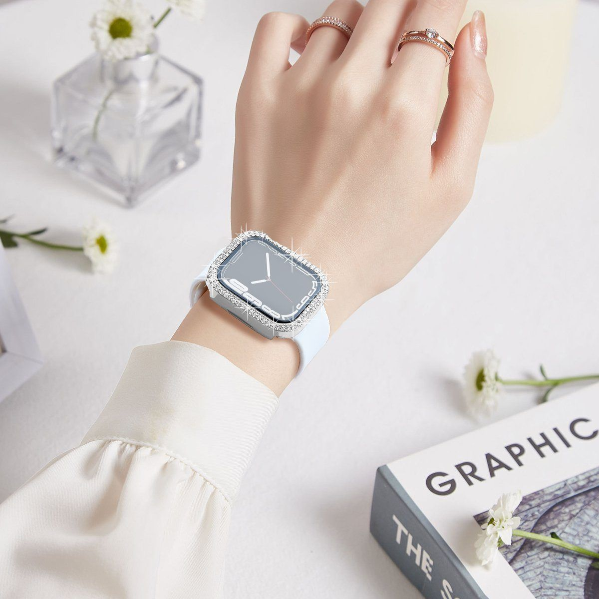 Uhrenhülle Smartwatch-Hülle 40MM) 40mm,für Uhrengehäuse(für Apple Watch DIIDA Apple Serie Apple watch 8/7/6/5/4/SE