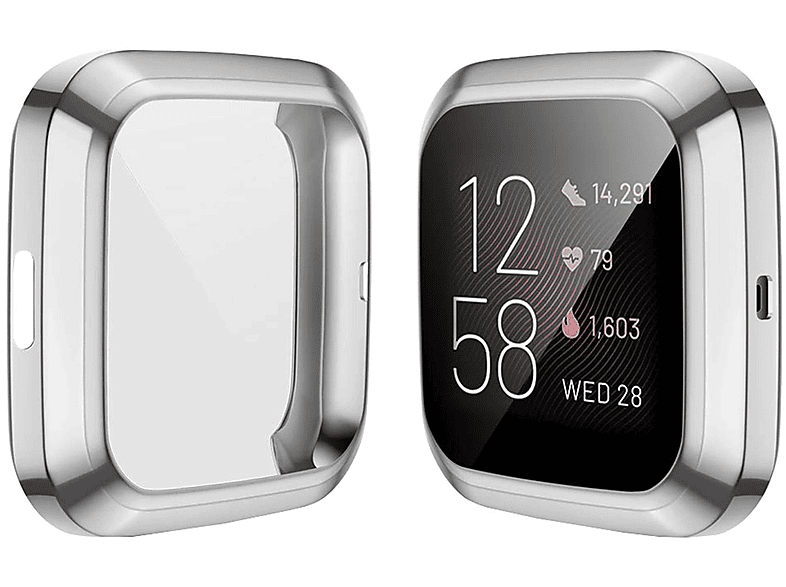 Fitbit Vollumhüllung, Schutzhülle, Fitbit Fitbit 2, 2 Uhrengehäuse(für Smartwatch-Hülle für DIIDA Sturzsicher Versa 2) Versa versa