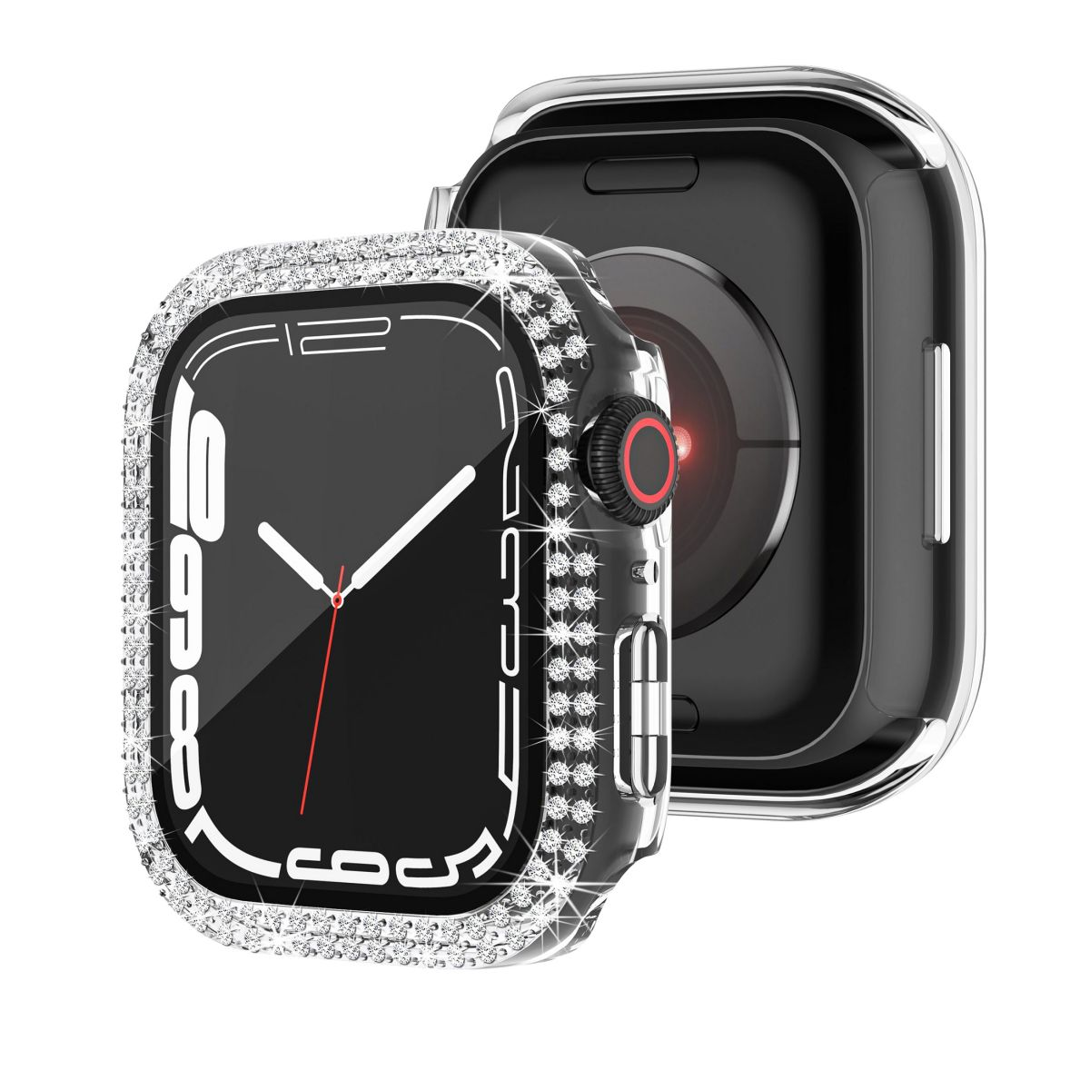 DIIDA Smartwatch-Hülle Apple Serie watch Uhrengehäuse(für Displayschutz 45mm,für Watch Apple Case Apple 45MM) 8/7/6/5/4/SE