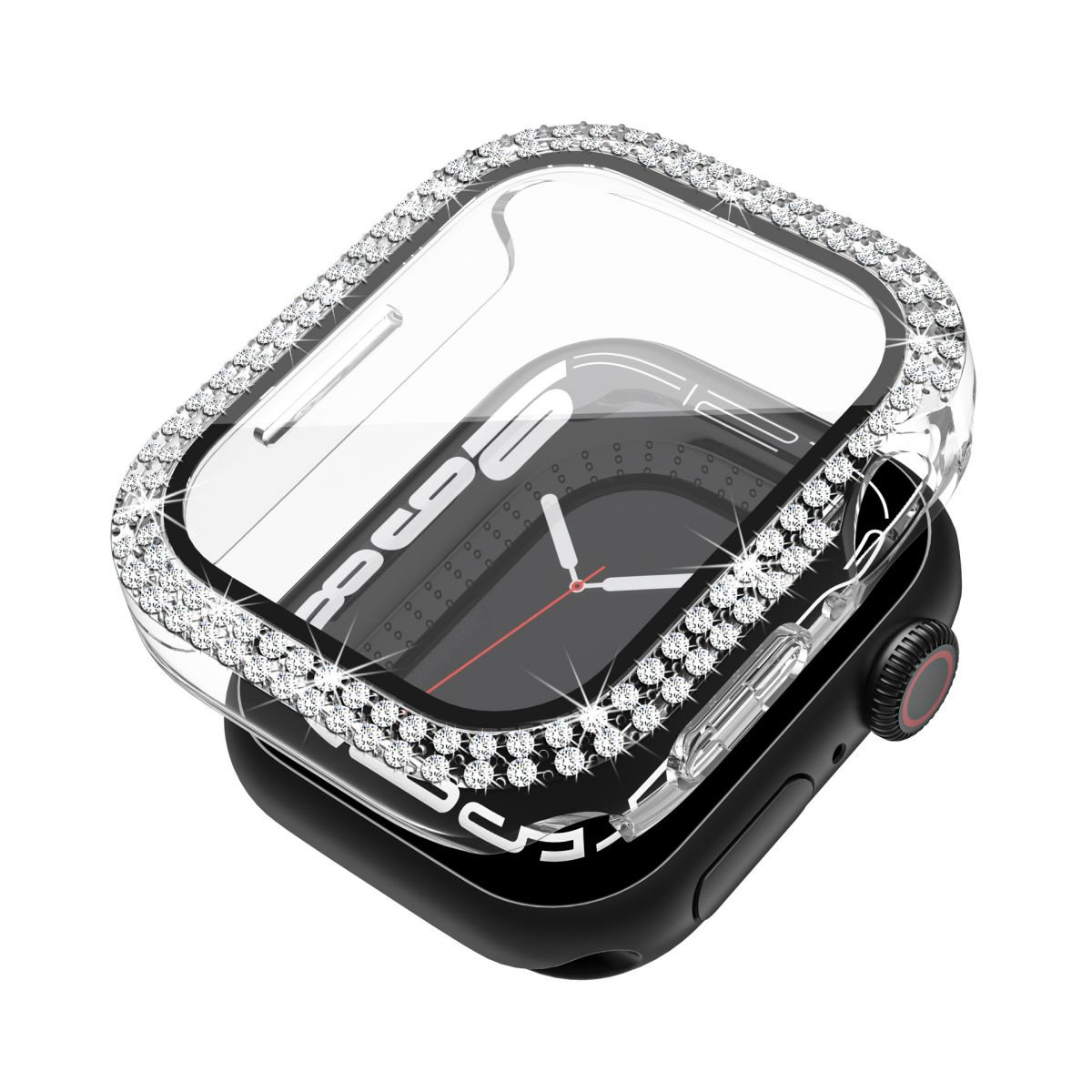 DIIDA Smartwatch-Hülle Apple Serie watch Uhrengehäuse(für Displayschutz 45mm,für Watch Apple Case Apple 45MM) 8/7/6/5/4/SE