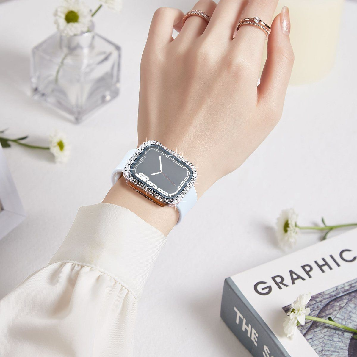 8/7/6/5/4/SE DIIDA 40MM) Displayschutz watch Apple Watch Serie Smartwatch-Hülle Apple Uhrengehäuse(für Apple Case40mm,für