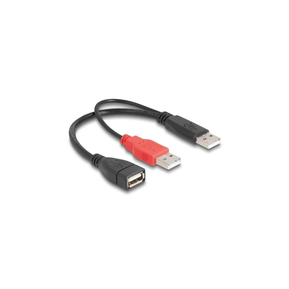 65306 Schwarz USB Kabel, DELOCK
