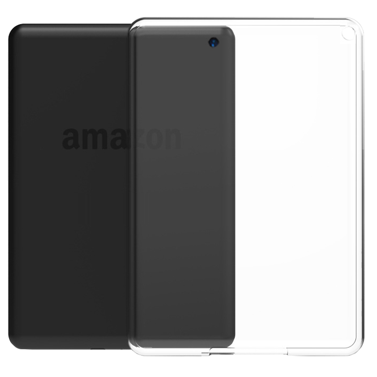 WIGENTO TPU Silikon Hülle Amazon Backcover Robust Tablethülle für / Silikon, dünn Transparent Kunststoff